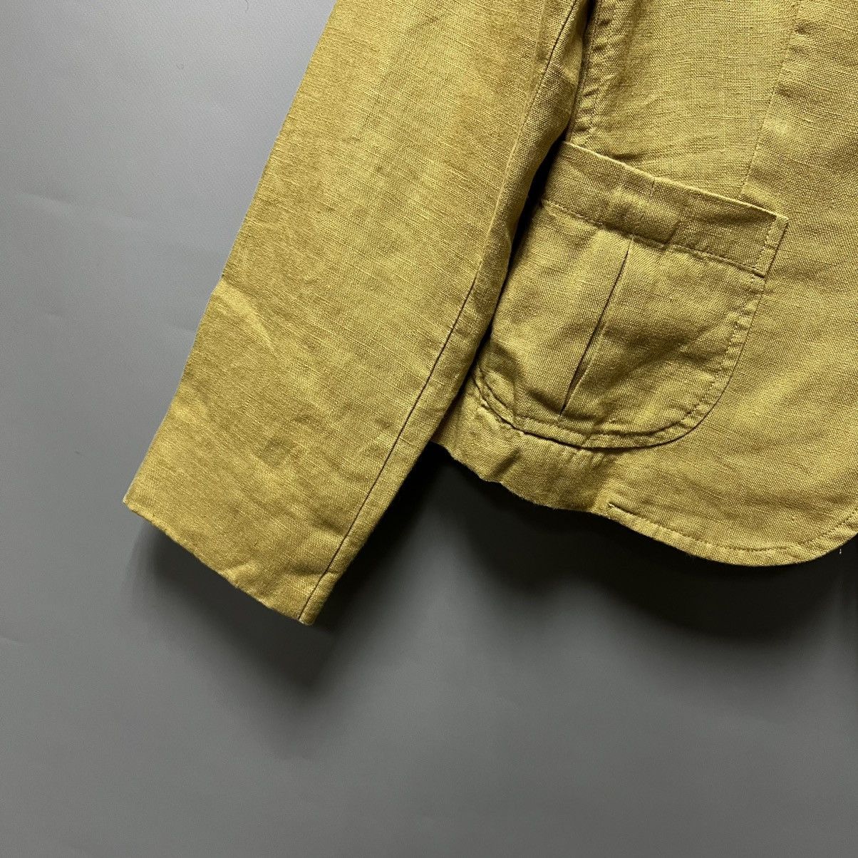 Ralph Lauren Lauren Ralph Lauren 100% Linen Two Button Tan Blazer Jacket Size XS / US 0-2 / IT 36-38 - 3 Thumbnail