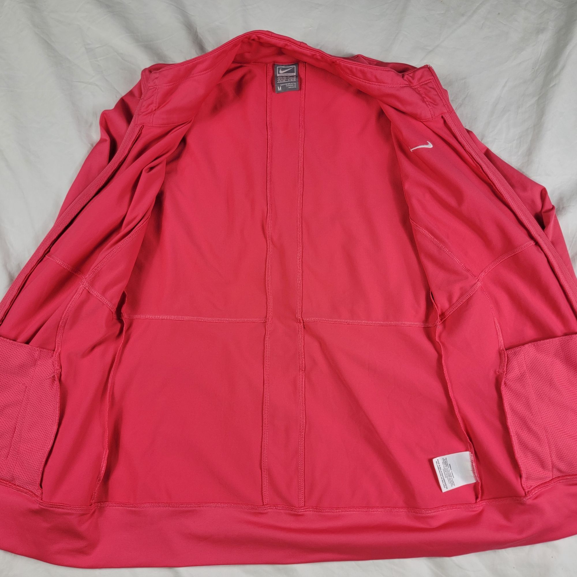 Nike Nike Womens Medium Pink Jacket Full Zip Athletic Outdoors Li Size M / US 6-8 / IT 42-44 - 3 Thumbnail