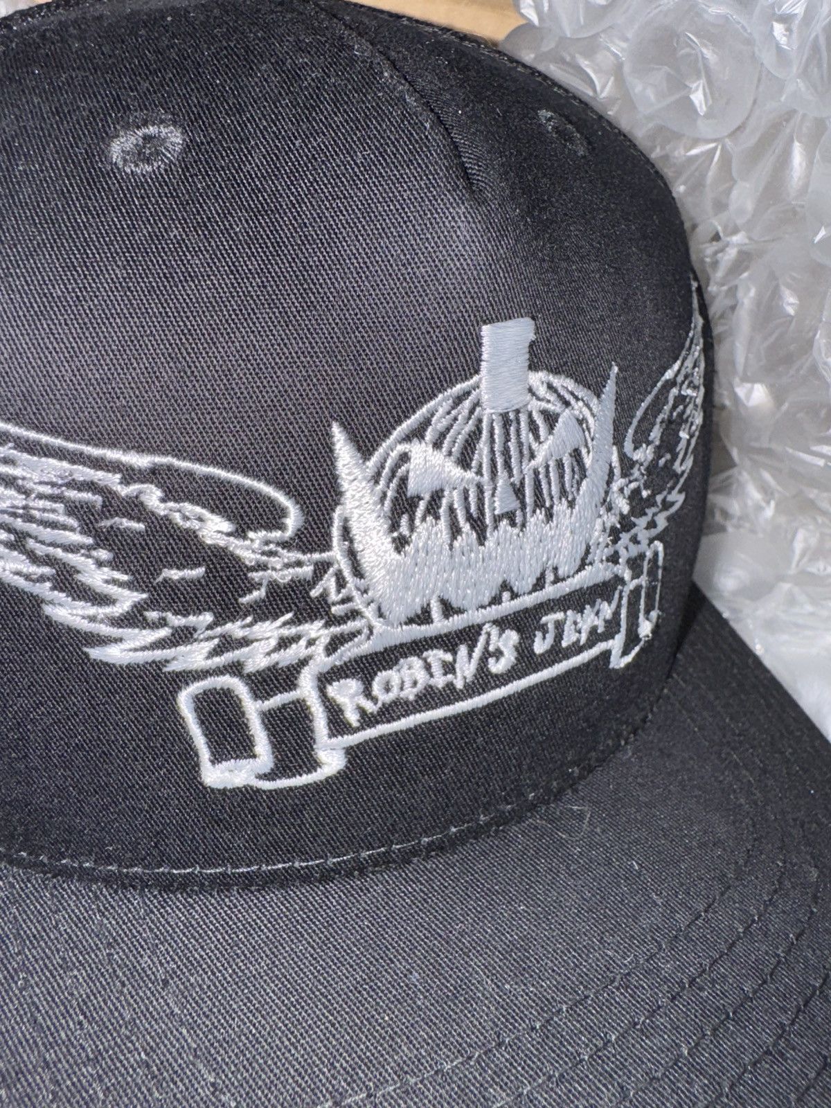 Asspizza × Robins Jeans Asspizza x Robins Jeans Trucker Hat Black 2022 Size ONE SIZE - 3 Thumbnail