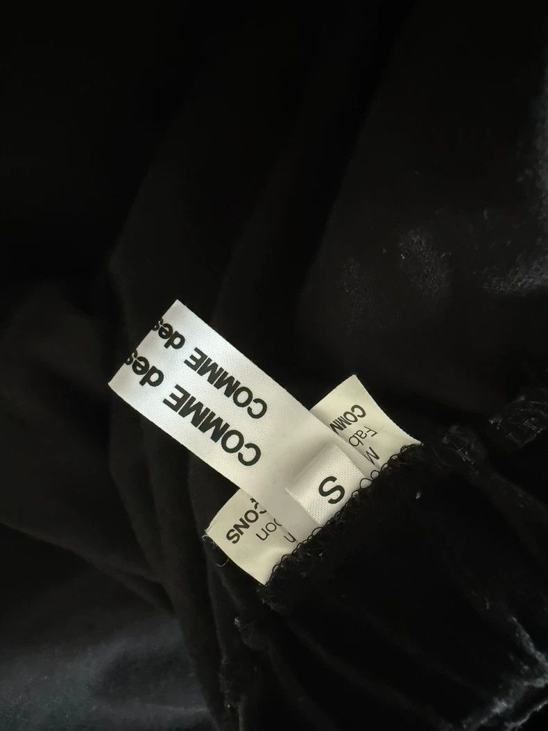 Comme des Garcons Comme des Garcons size S Black velvet lace pants Size 23" - 8 Thumbnail