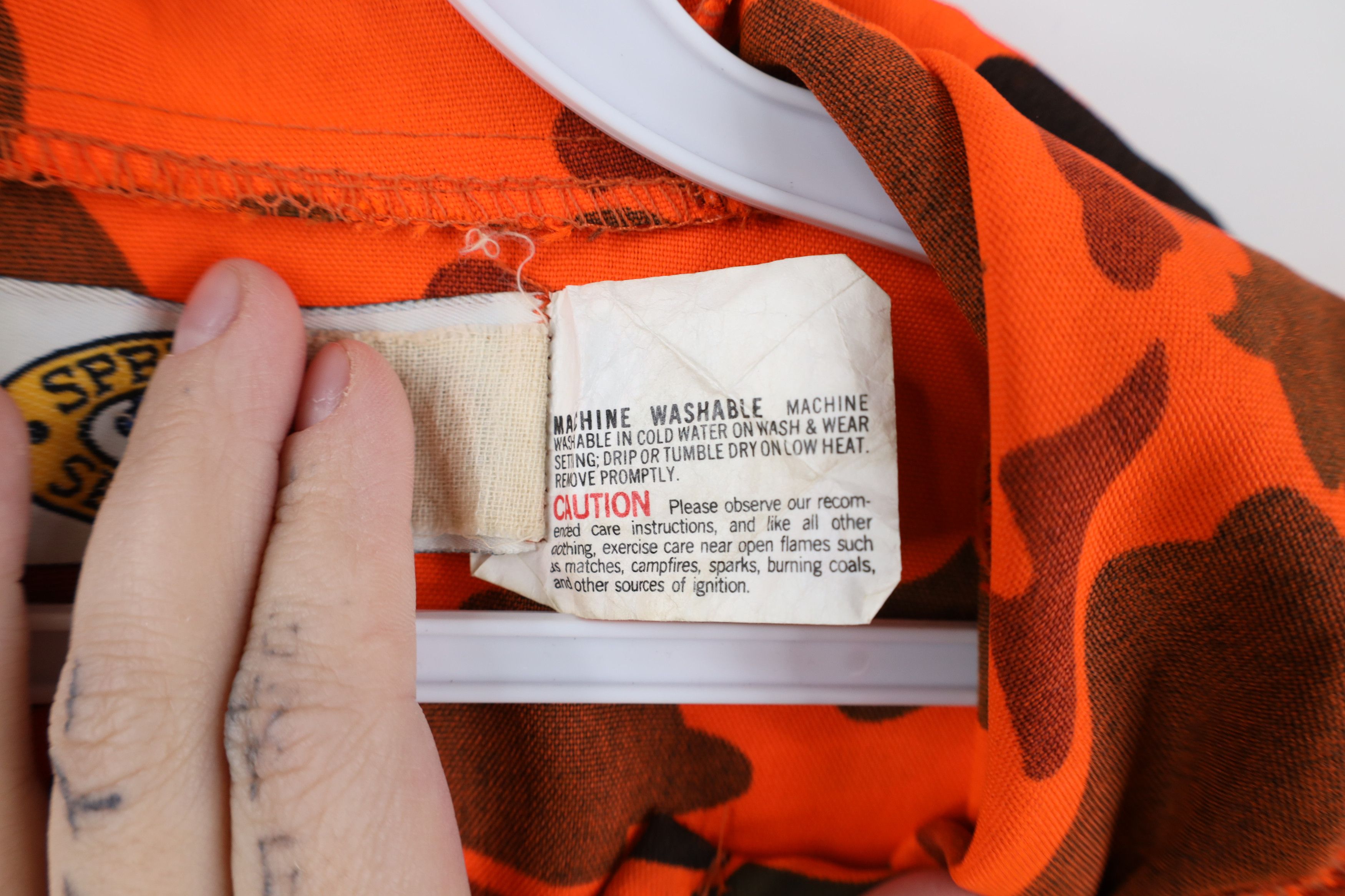 Vintage Vintage 90s Streetewar Hooded Jacket Blaze Orange USA Size US XXL / EU 58 / 5 - 11 Thumbnail