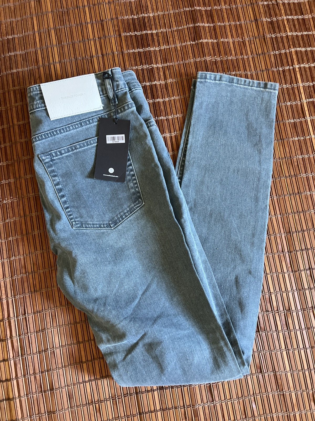 Surface To Air Surface to air jeans Light blue Dusted Denim Skinny jean Size 29" - 3 Thumbnail