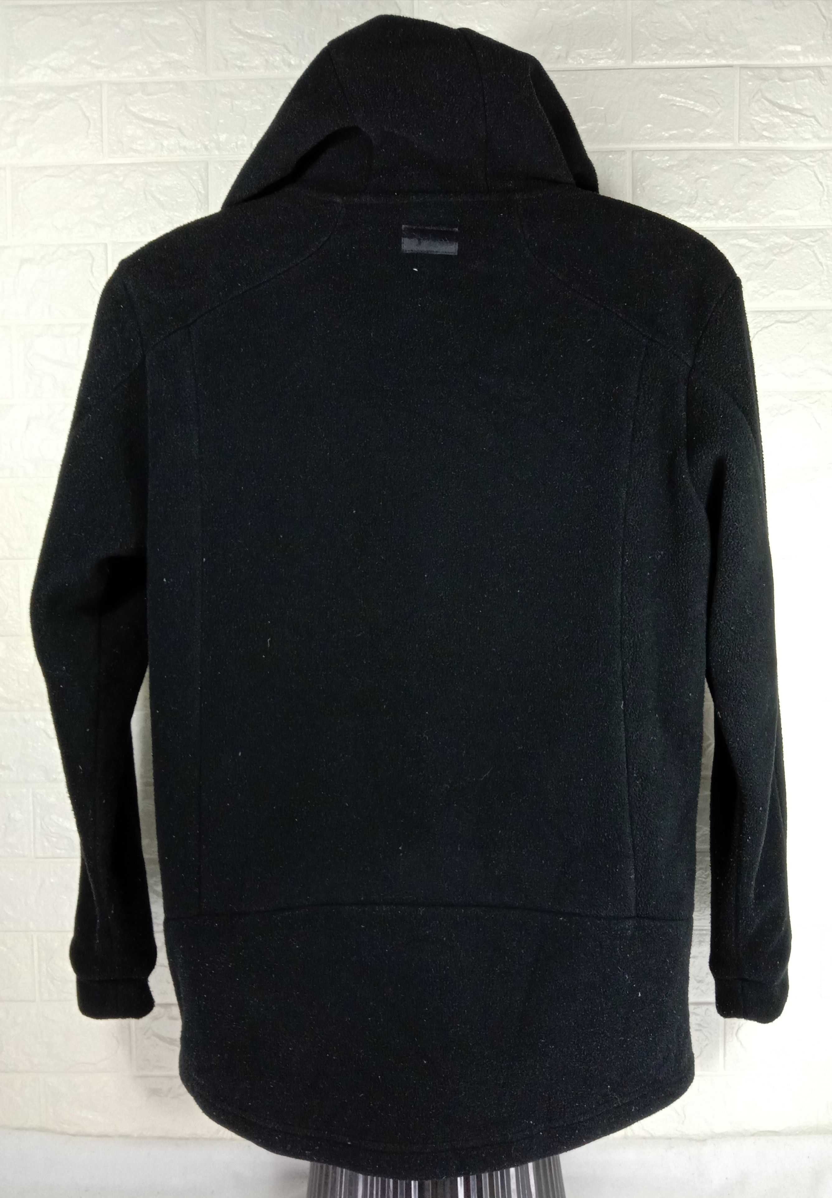 Adidas Vintage Adidas Hoodie Zipper Black Fleece Jacket Size US L / EU 52-54 / 3 - 4 Thumbnail