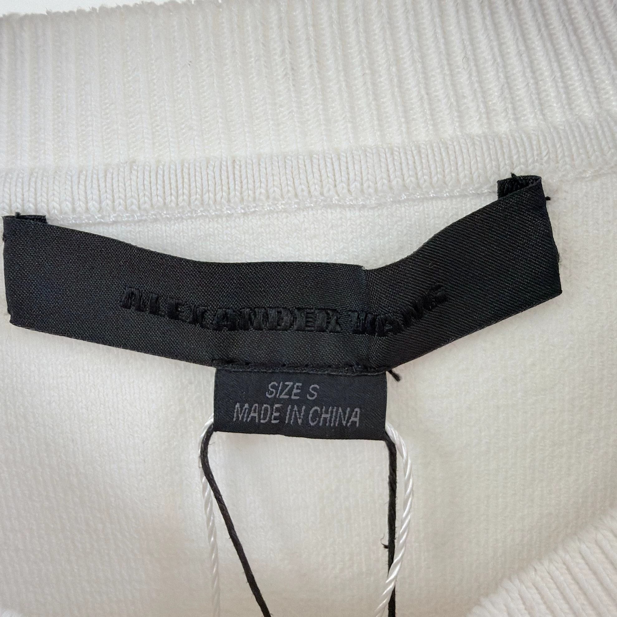 Alexander Wang Alexander Wang White V-Stripe Sweatshirt S 6305 Size US S / EU 44-46 / 1 - 6 Thumbnail