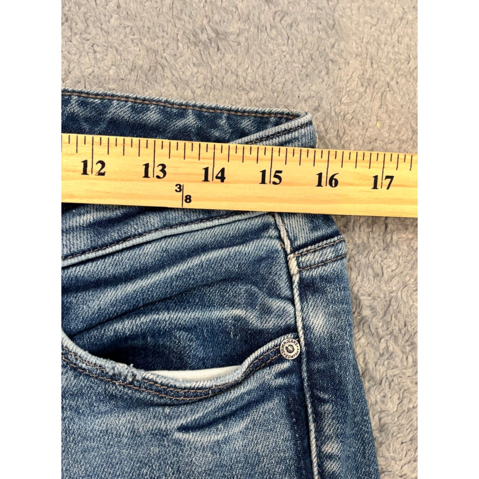 Silver Jeans Co. Silver Jeans Women's 29x29 31x29 Jeans Blue Denim Medium Wash Most Wanted Skinny 5-Pocket Design Size 29" - 4 Thumbnail