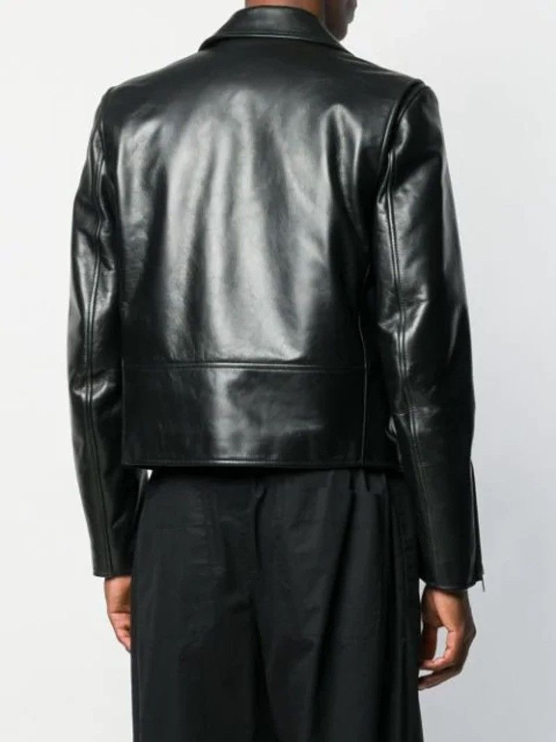 Bottega Veneta 🔥$5.3K VALUE🔥Pre-Fall 2019 Black Leather Moto Jacket Size US L / EU 52-54 / 3 - 4 Thumbnail