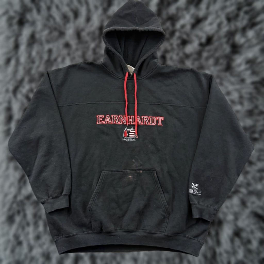 Chase Authentics VINTAGE Chase Authentics Sweatshirt Men 2XL Black Hoodie Nascar 90s Sport Pullover Size US XXL / EU 58 / 5 - 1 Thumbnail