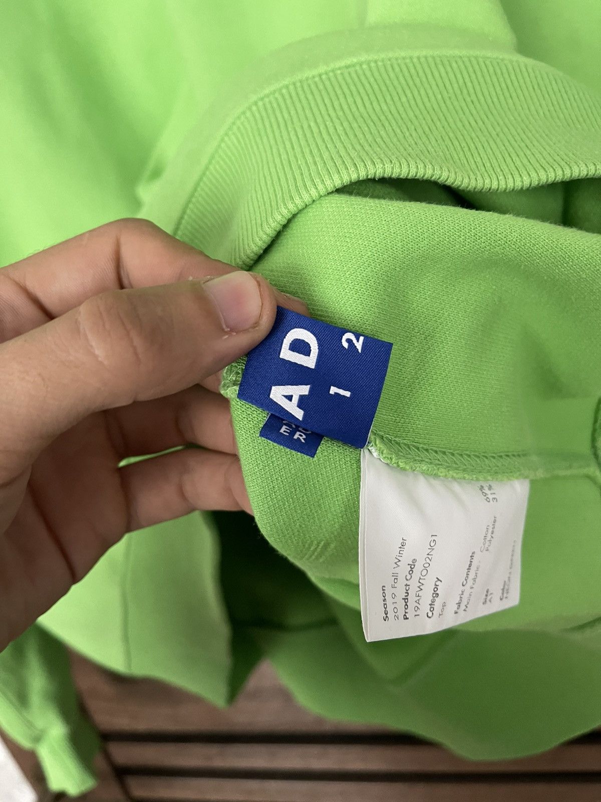 Ader Error Ader Error Sweatshirt Crewneck Size US L / EU 52-54 / 3 - 15 Thumbnail