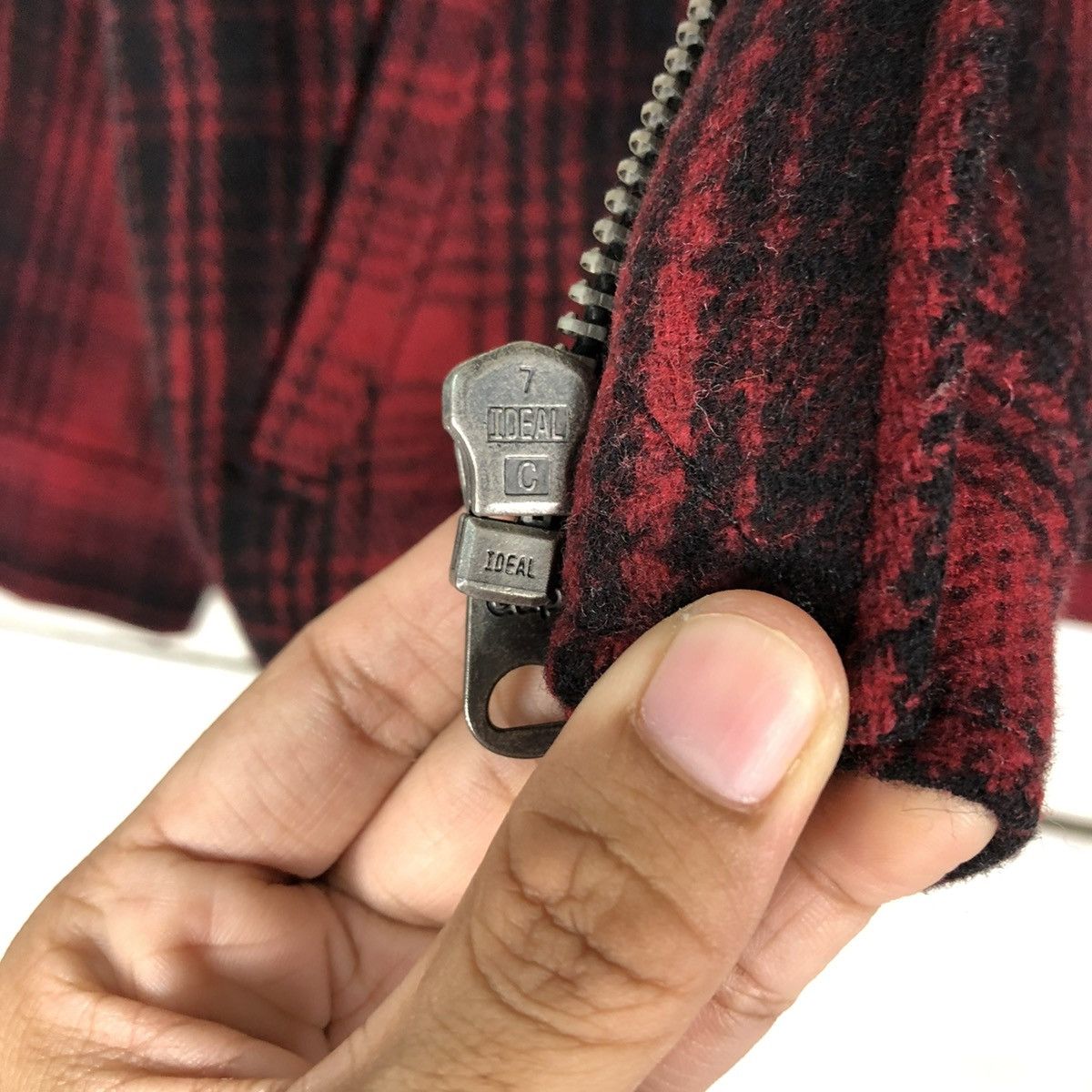 Japanese Brand 🔥VINTAGE BIKER WOOL JACKET GAP TARTAN DESIGN ISSEY MIYAKE Size US M / EU 48-50 / 2 - 20 Thumbnail