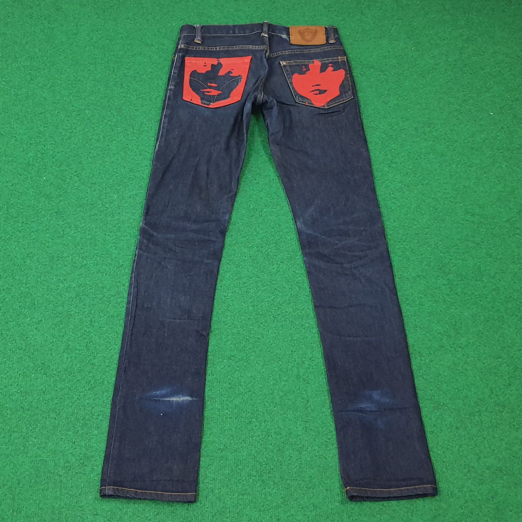 Hysteric Glamour Vintage Hysterics Raiders Custom Iconic Logo Jeans C272N6 Size 27" / US 4 / IT 40 - 1 Thumbnail