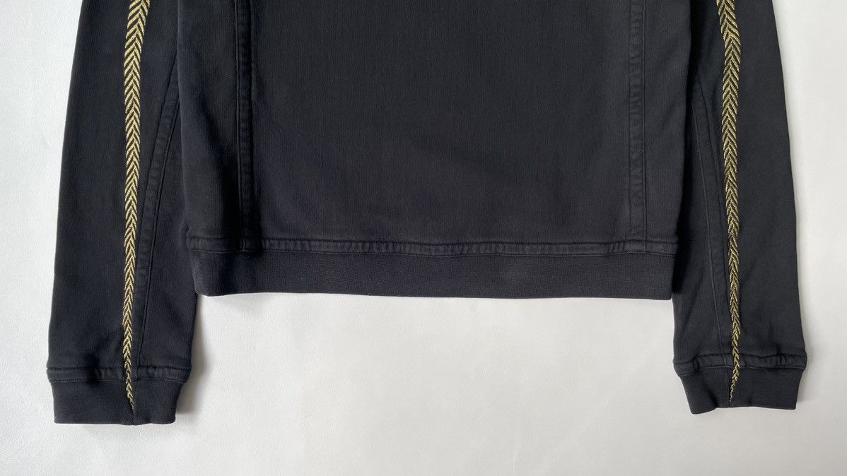 Haider Ackermann Chevron Sleeve Cropped Sweatshirt Size M / US 6-8 / IT 42-44 - 17 Thumbnail