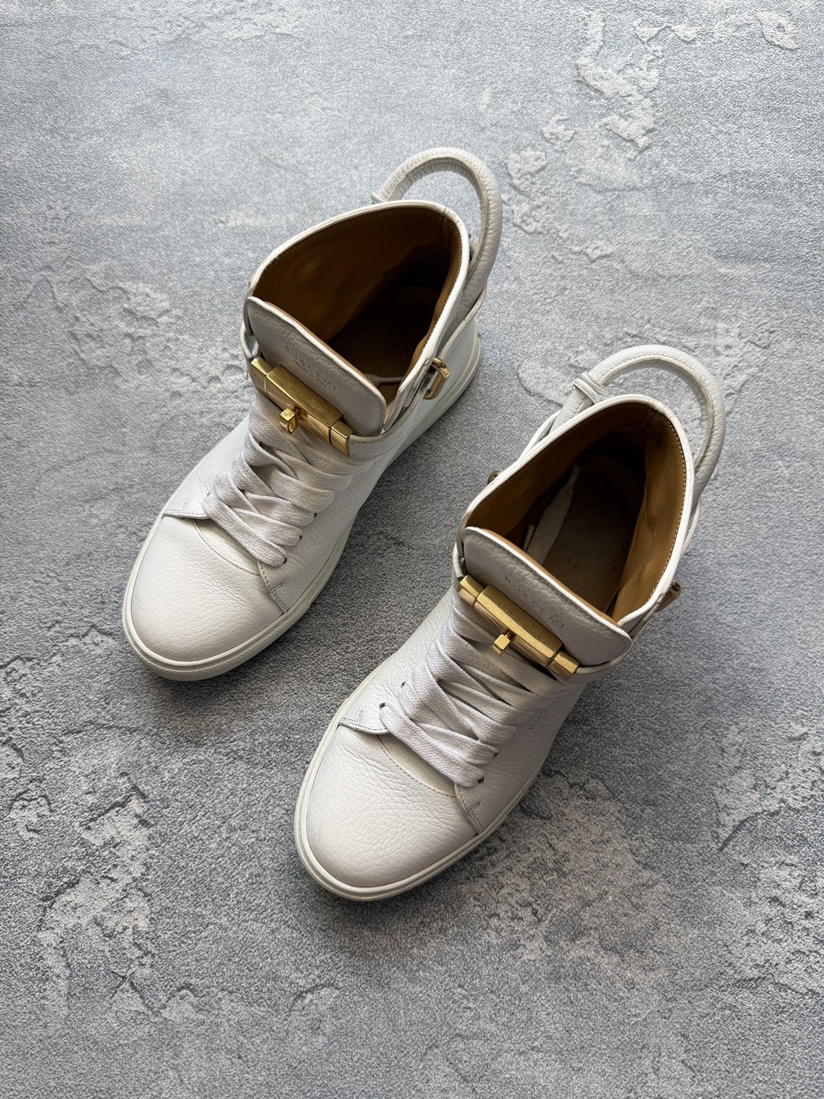 Buscemi Buscemi 100MM Suede High Top Luxury Shoes Sneakers Size US 8.5 / EU 41-42 - 2 Thumbnail