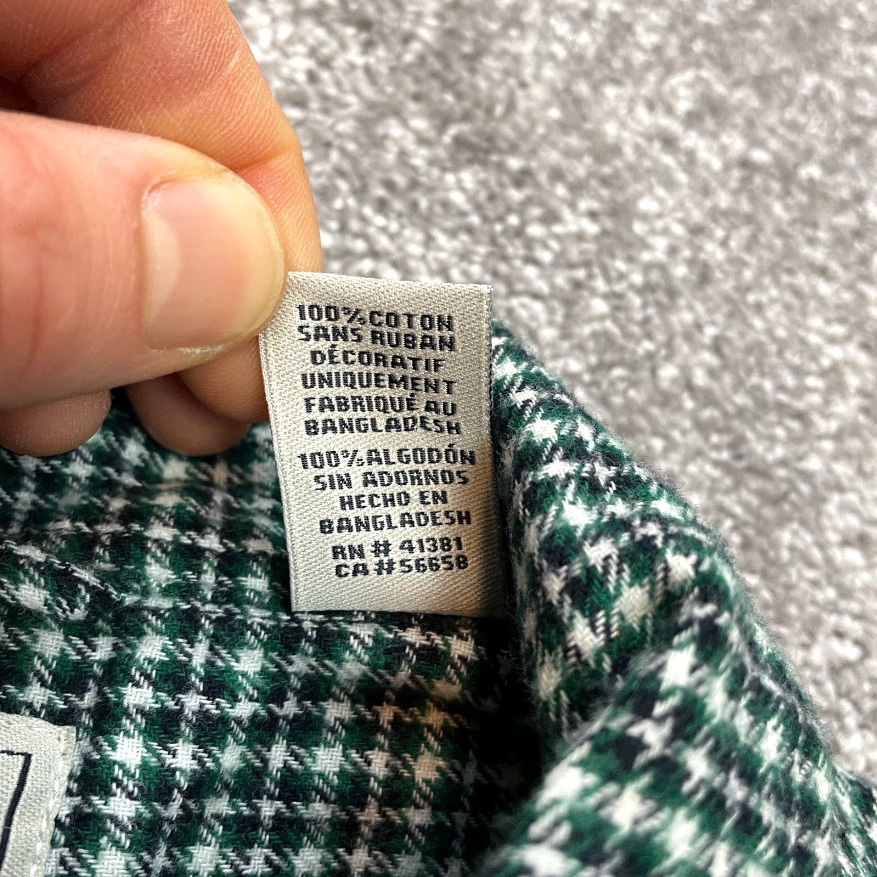 Chaps Chaps Button-Down Shirt Mens L Green Check Flannel Long Sleeve Collared Logo Size US L / EU 52-54 / 3 - 7 Thumbnail