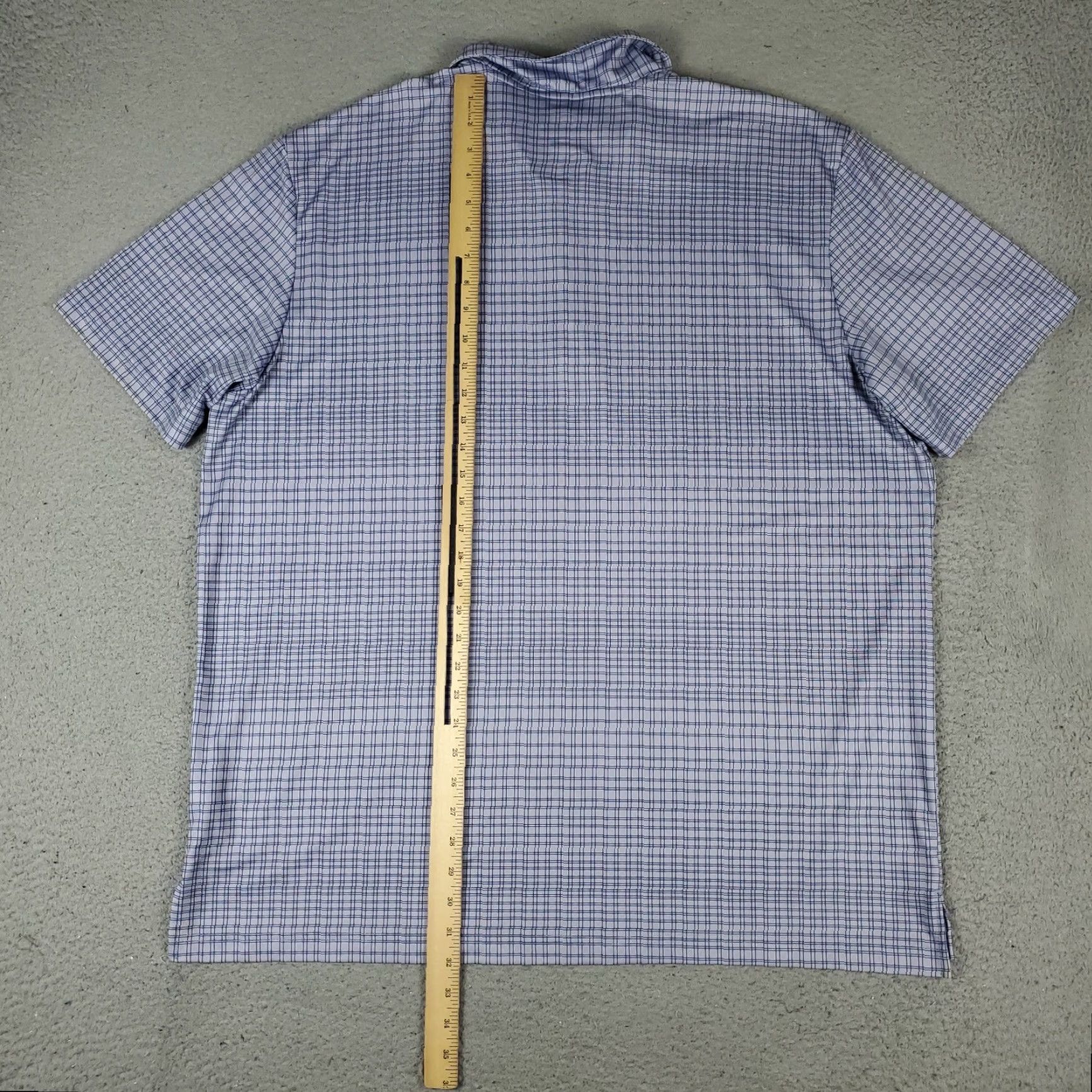 Adidas Adidas Polo Shirt Mens 2XL Blue Plaid Golf Casual Short Sleeve Shirt Polo Mens 2XL Blue Plaid Golf Casual Short Sleeve Size US XXL / EU 58 / 5 - 3 Thumbnail