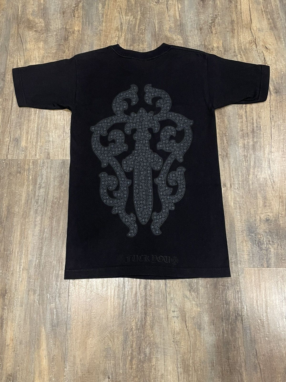 Chrome Hearts × Vintage Chrome Hearts Vine Dagger Cemetery Cross 
