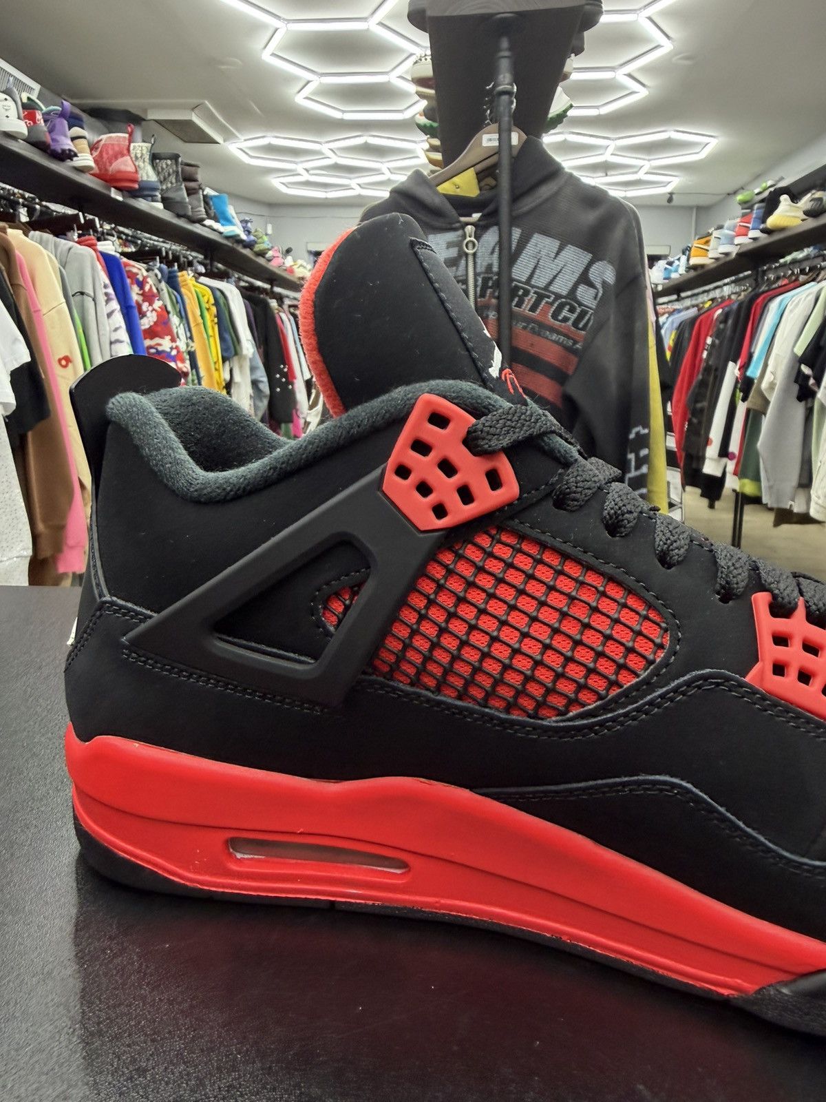 Jordan Brand Size 11.5 - Jordan 4 Retro Red Thunder Size US 11.5 / EU 44-45 - 8 Thumbnail