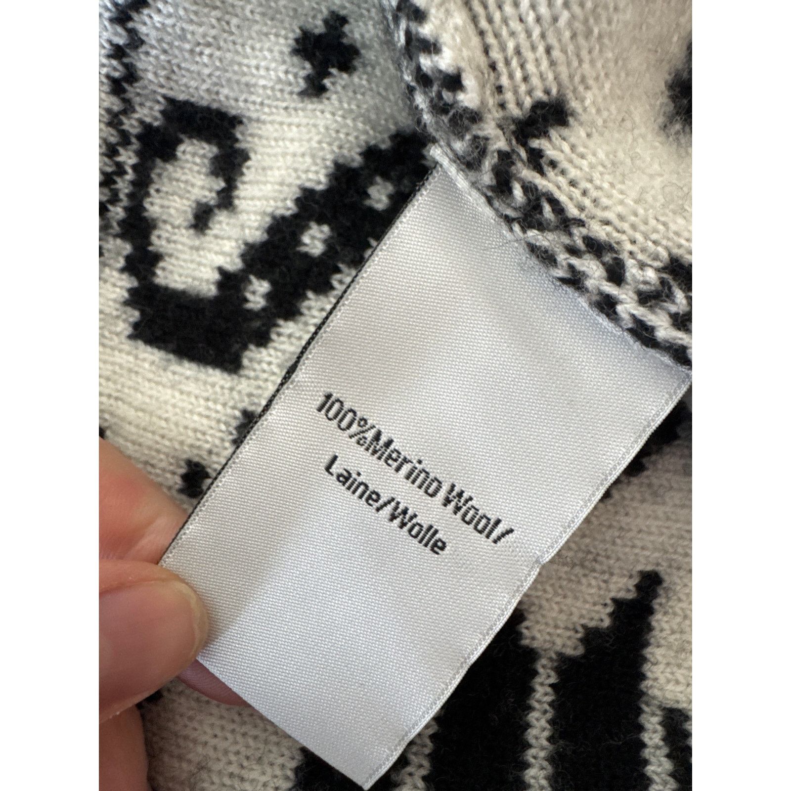 Other NEVE Ski Reindeer 100% Wool Full Zip Up Sweater Size Medium Size M / US 6-8 / IT 42-44 - 8 Thumbnail