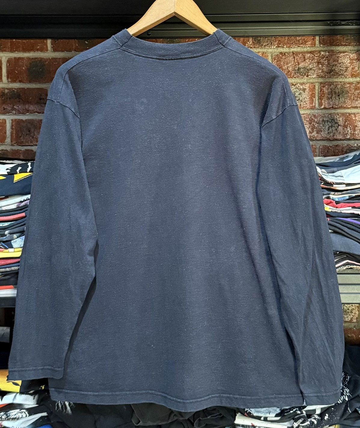 Band Tees Vintage Bonjovi One Wild Night Long Sleeve Faded Tee Size US L / EU 52-54 / 3 - 7 Thumbnail