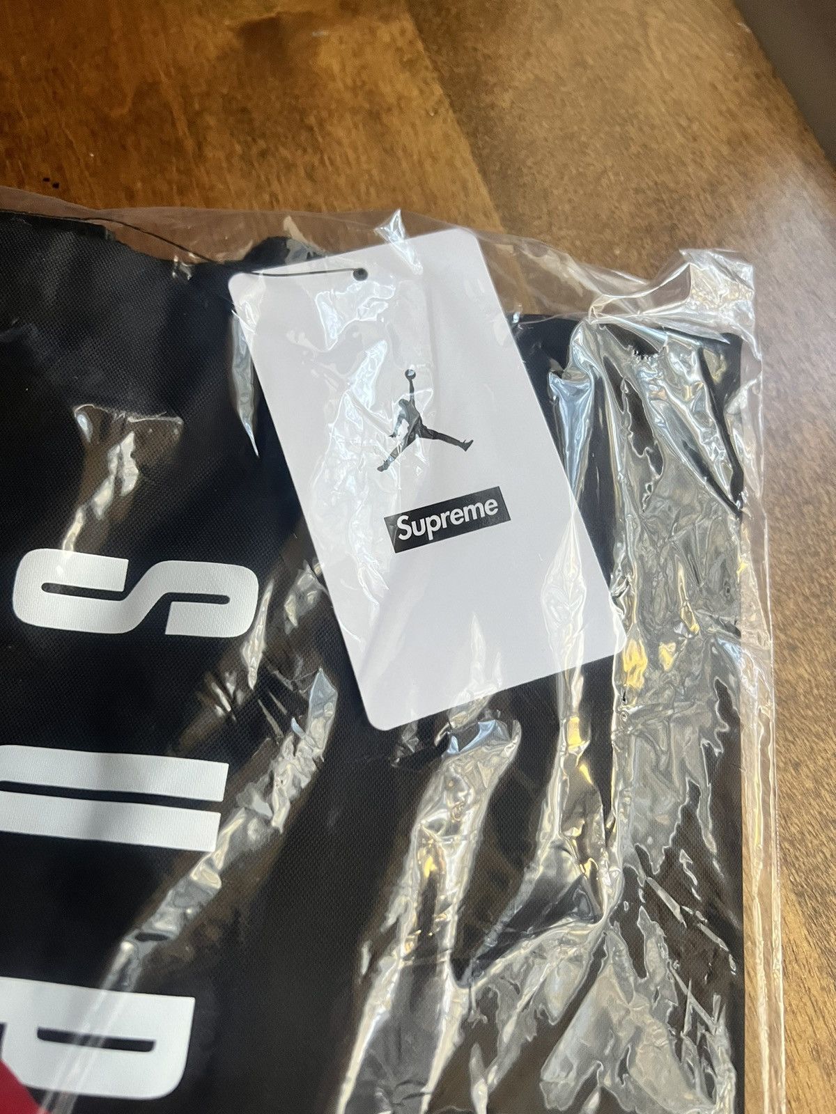 Jordan Brand × Supreme Supreme/Jordan Black Drawstring Bag Size ONE SIZE - 4 Thumbnail
