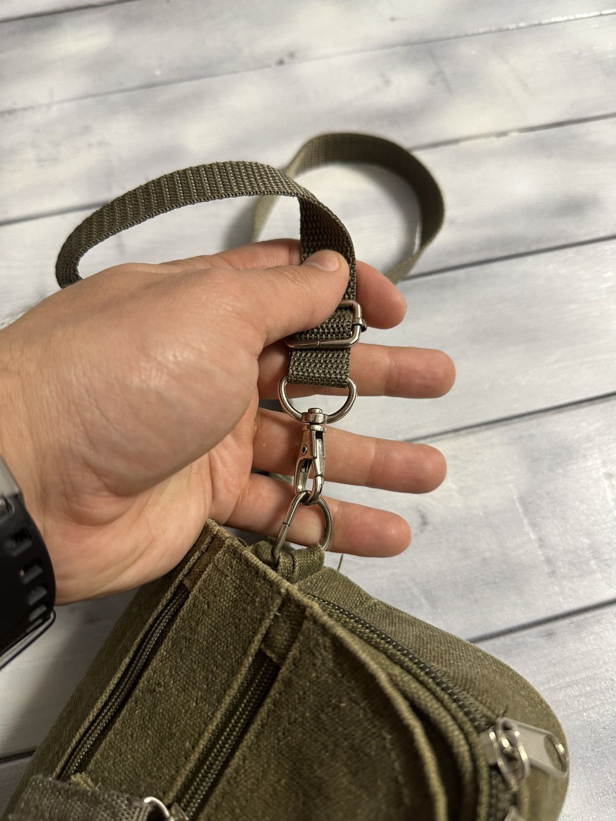 Japanese Brand Rare Vintage Military Shoulder Crossbody Mini Bag Size ONE SIZE - 7 Thumbnail