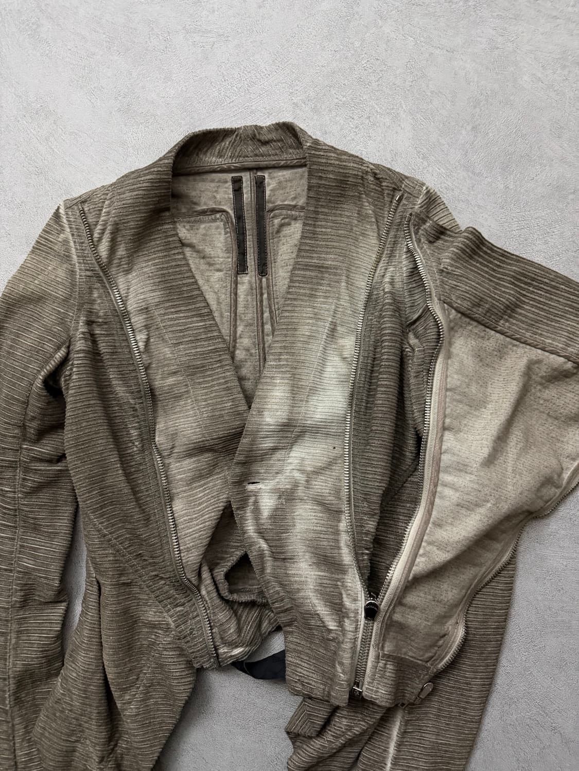 Rick Owens Drkshdw Rick Owens DRKSHDW Biker Jacket Size S / US 4 / IT 40 - 7 Thumbnail