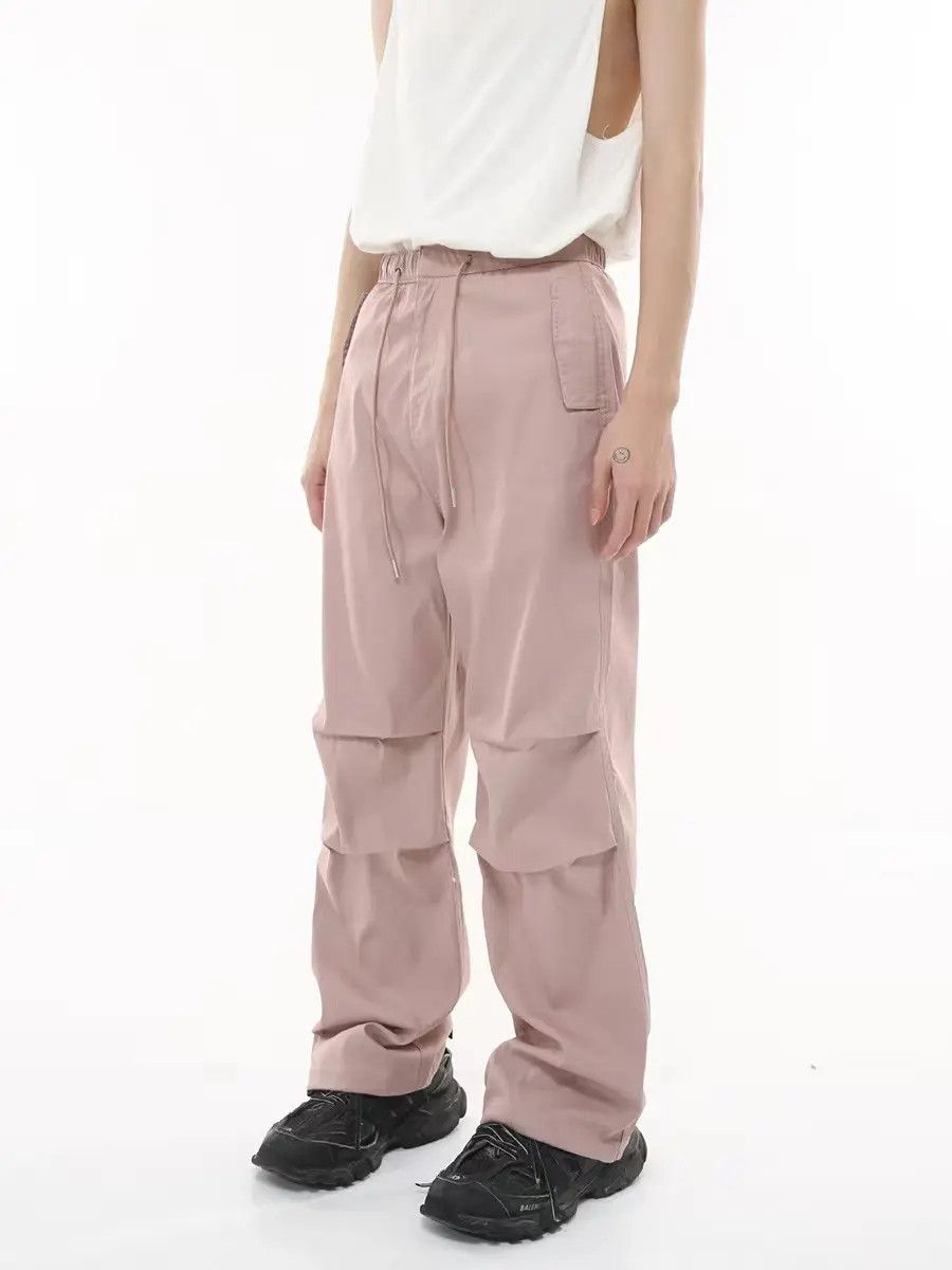 Japanese Brand × Jean Vintage Drawstring Pleated Loose Casual Pants Size US 32 / EU 48 - 1 Thumbnail