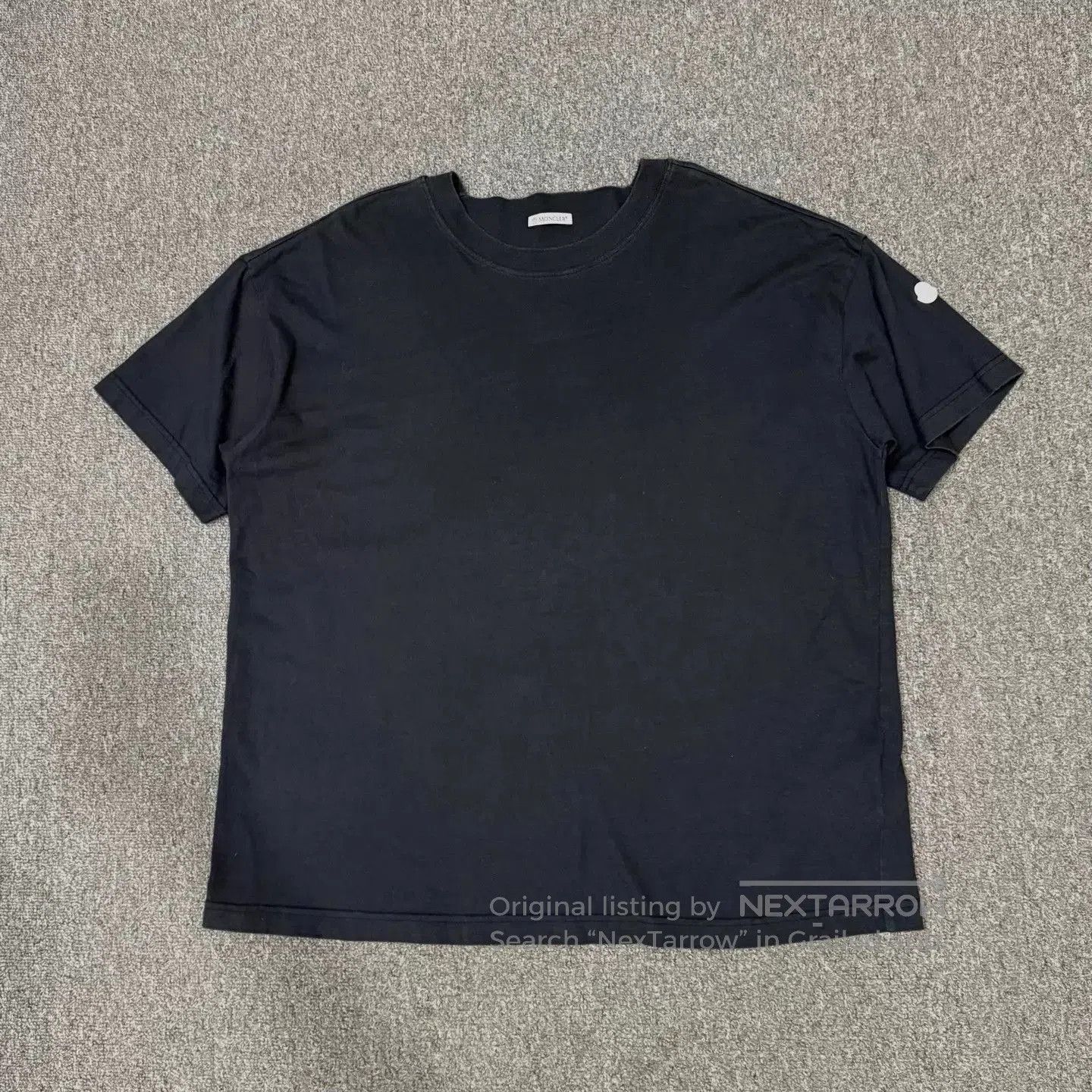 Moncler Black Short Sleeve Crew Neck T-Shirt. Size US L / EU 52-54 / 3 - 1 Thumbnail