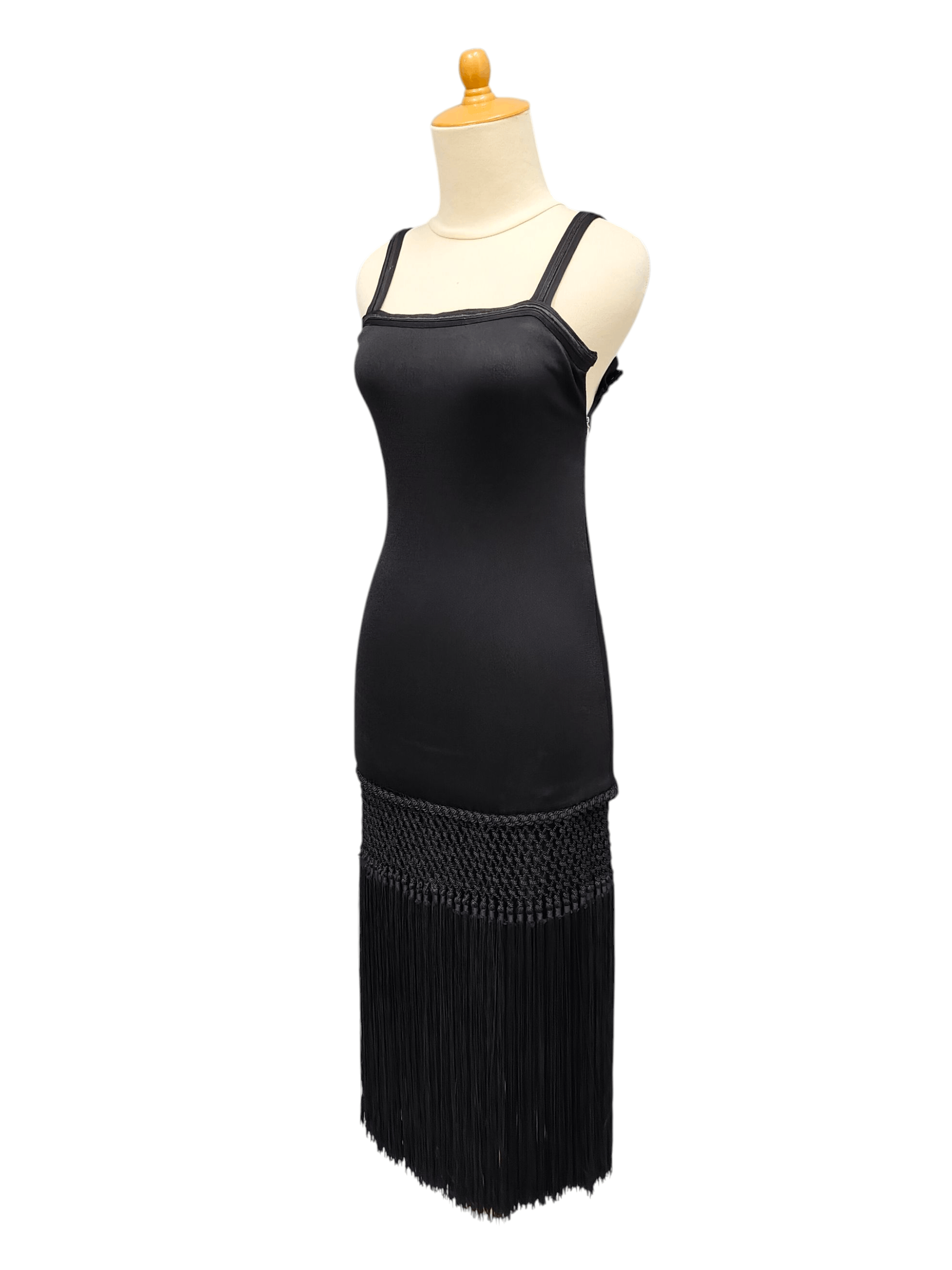 Saint Laurent Paris 70s Saint Laurent- Archive Macrame Fringe Slip Dress Size S / US 4 / IT 40 - 5 Thumbnail
