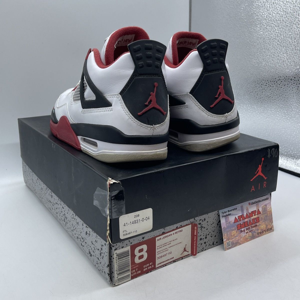 Jordan Brand Air Jordan 4 fire red Size US 8 / EU 41 - 5 Thumbnail