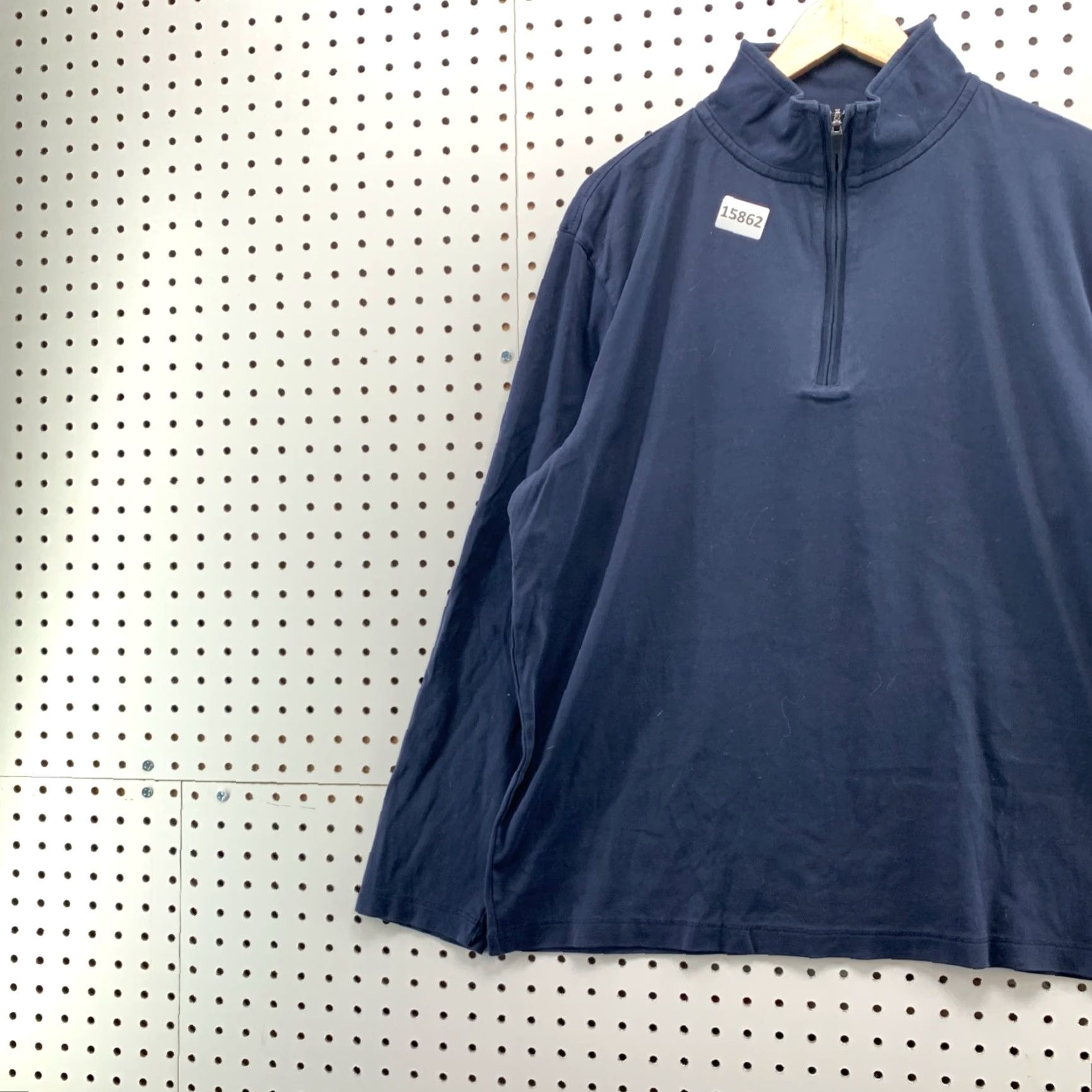 Banana Republic Banana Republic Sweater Mens Extra Large Blue Navy 1/4 Zip Casual Size XL Size US XL / EU 56 / 4 - 3 Thumbnail