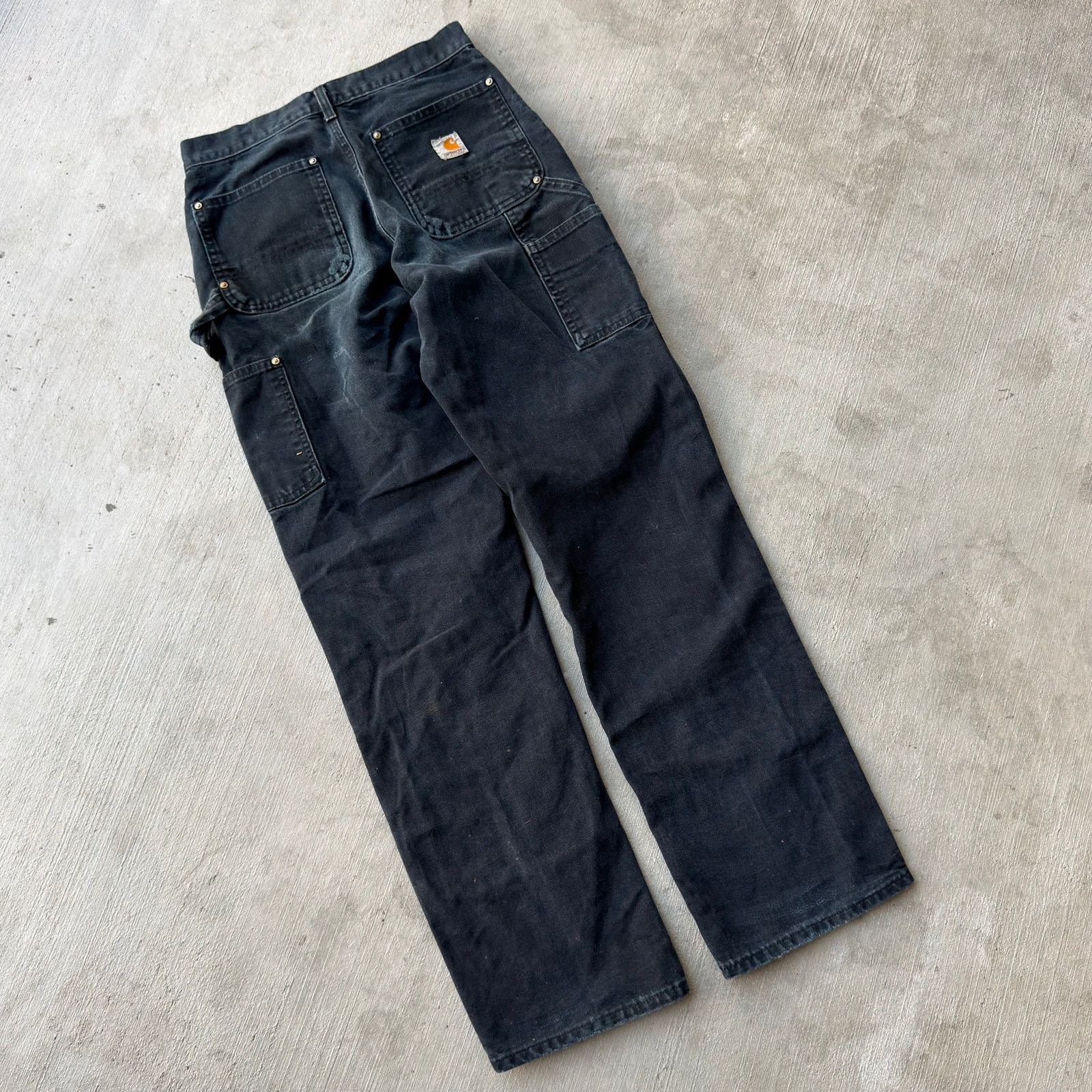 Carhartt × Vintage Carhartt black double knee work wear carpenter pants Size US 27 - 5 Thumbnail