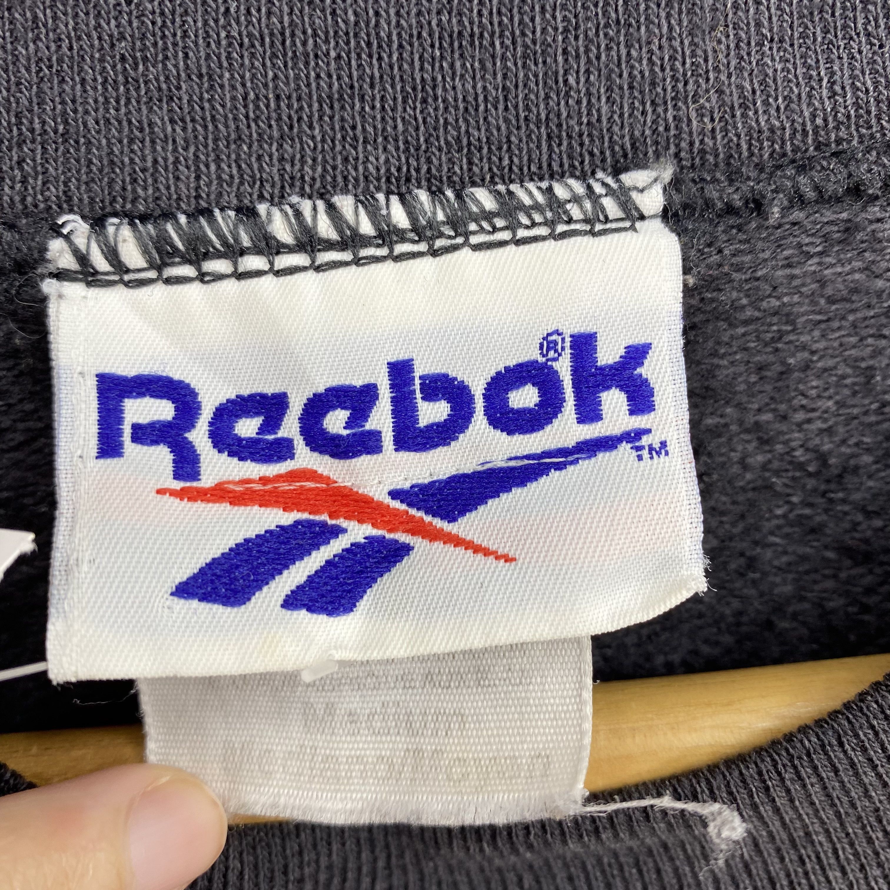 Reebok Vintage 90s Reebook Pullover Sweatshirt V-Stitch Sweater Size US M / EU 48-50 / 2 - 8 Thumbnail