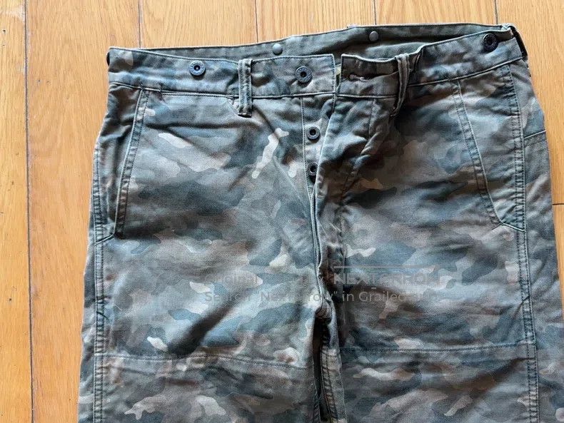 RRL Ralph Lauren RRL Ralph Lauren Thick camouflage pants Size US 32 / EU 48 - 2 Thumbnail