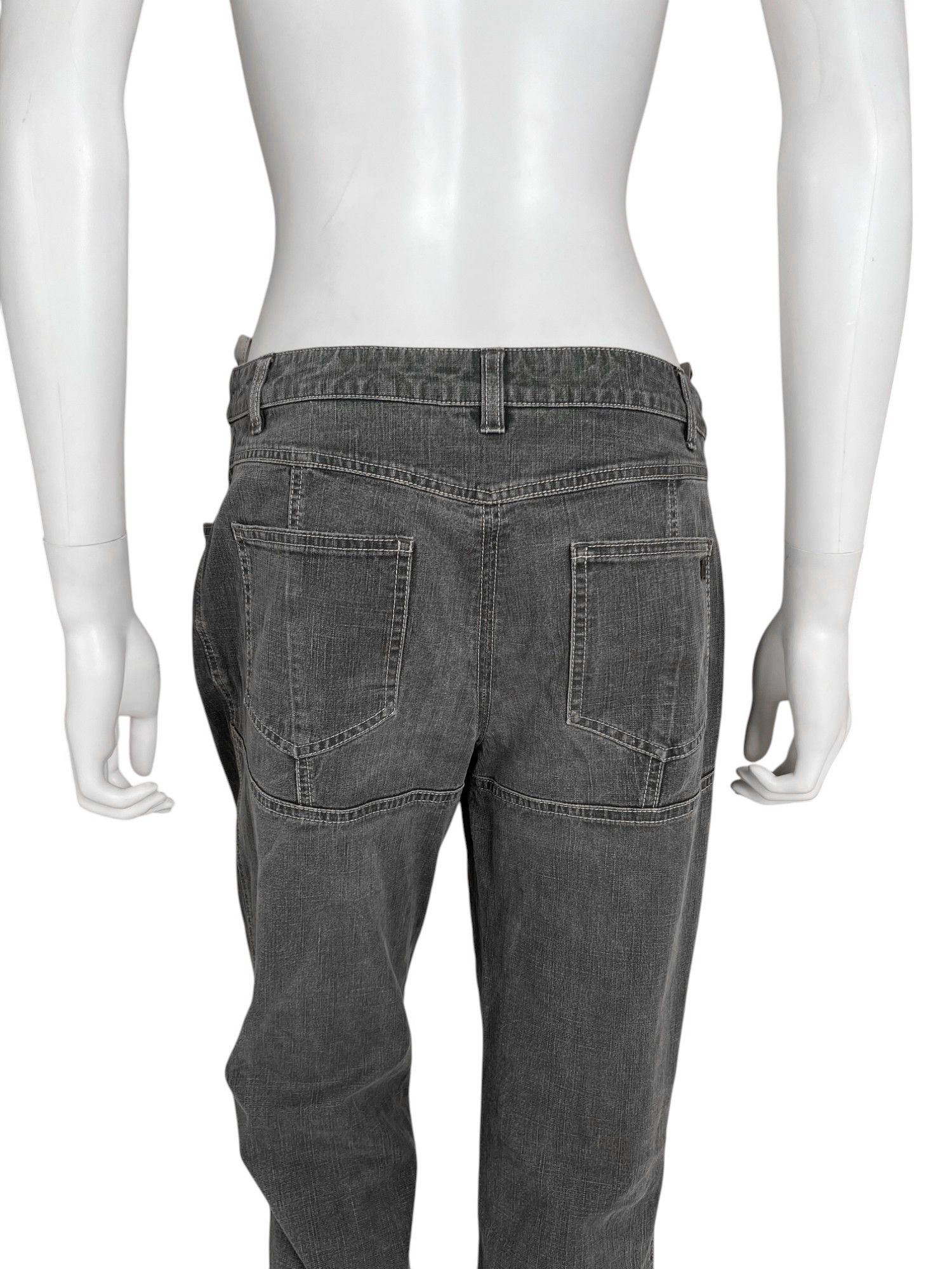 Chanel by Karl Lagerfield S/S 2003 Grey Bootcut Jeans Size 27" / US 4 / IT 40 - 7 Thumbnail