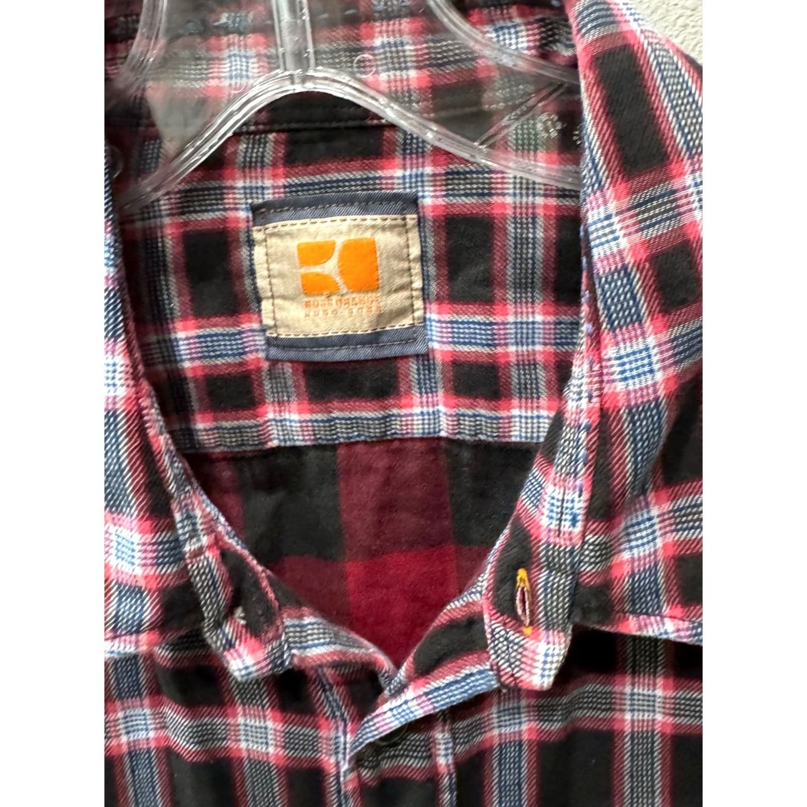 Hugo Boss Hugo Boss XL LONG SLEEVE SHIRT Men Multicolor Double Layer 17 x 35/36 Regular Adult XL Size US XL / EU 56 / 4 - 7 Thumbnail