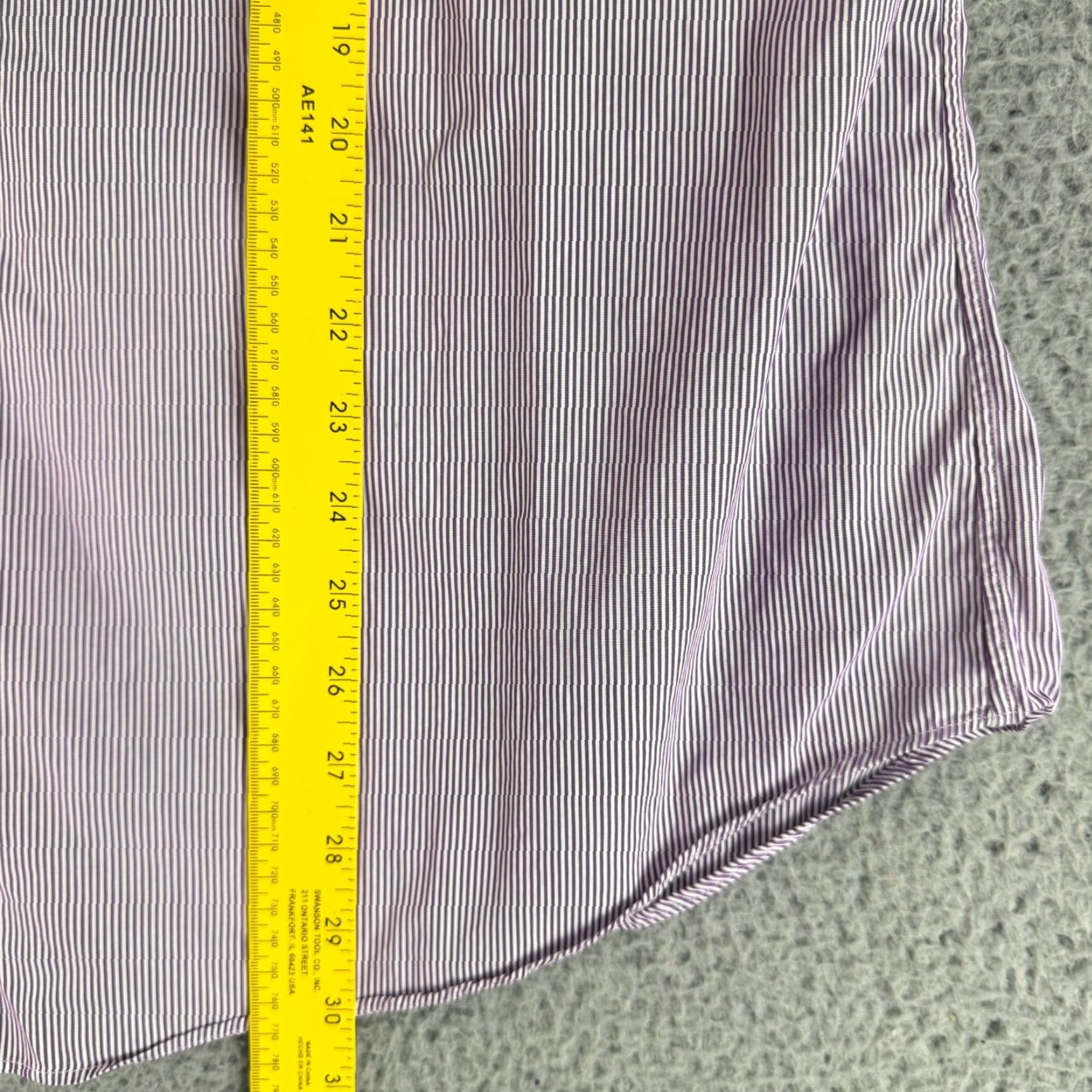 Ralph Lauren Ralph Lauren Button-Down Shirt Mens XXL Purple Stripe Long Sleeve Classic Size US XXL / EU 58 / 5 - 6 Thumbnail