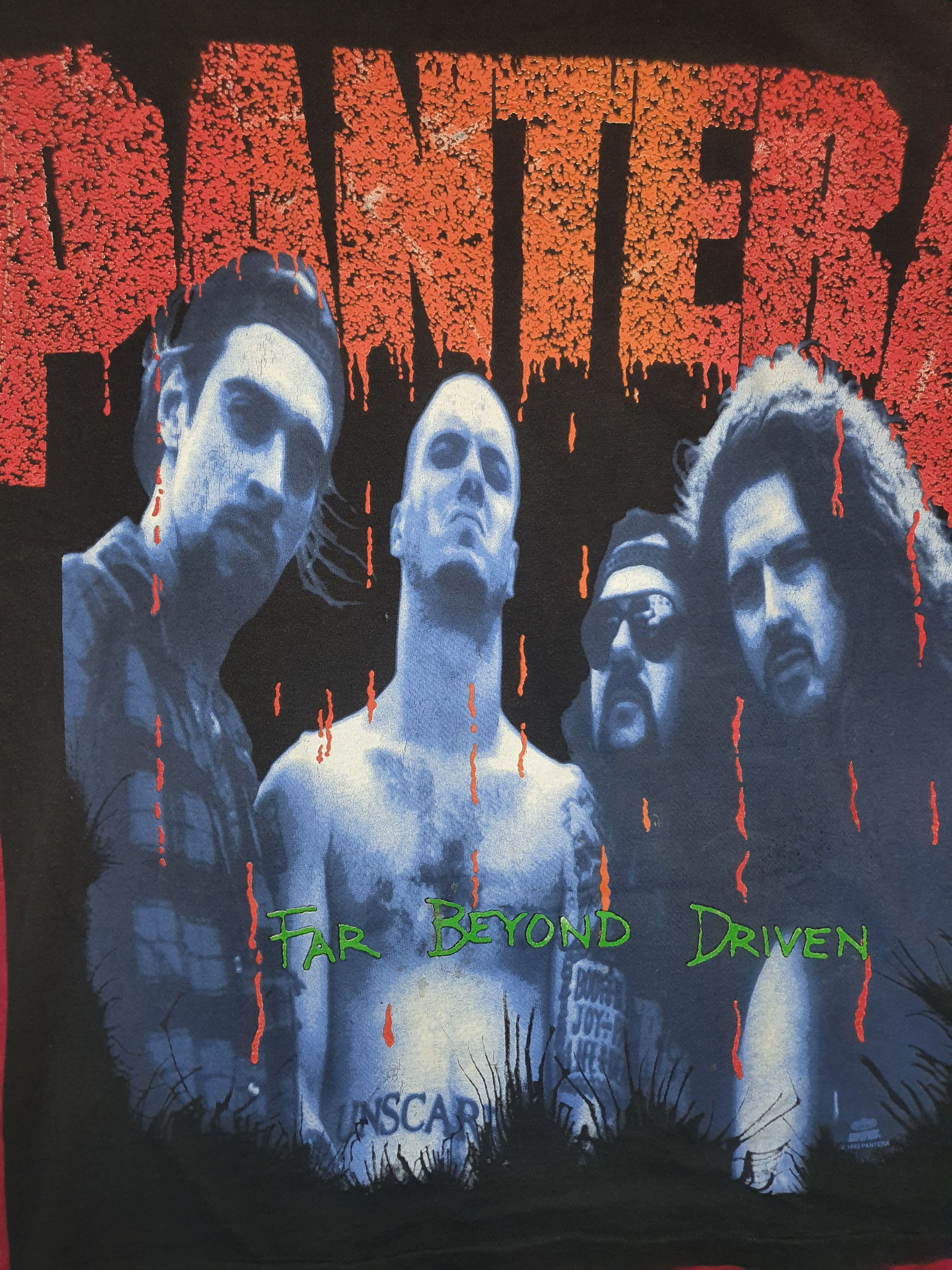 Band Tees × Vintage 🌹 PANTERA " XL 🌹 Size US XL / EU 56 / 4 - 5 Thumbnail