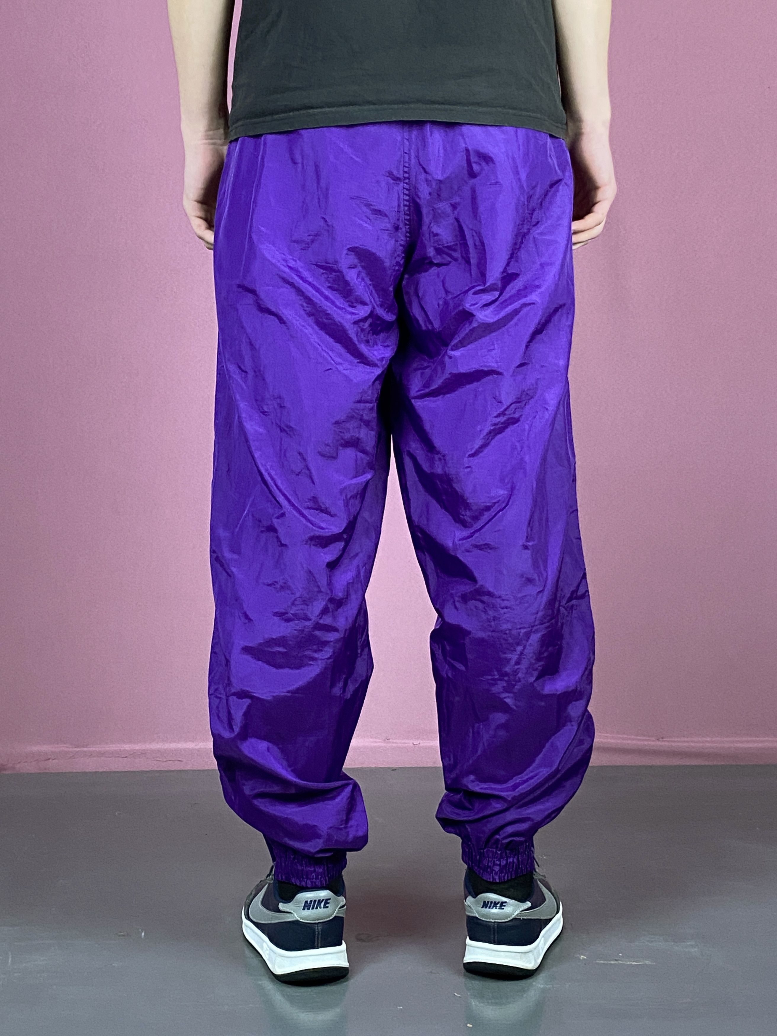 Designer × Vintage 90s Vintage Men's Track Pants - XL Size US 38 / EU 54 - 4 Thumbnail