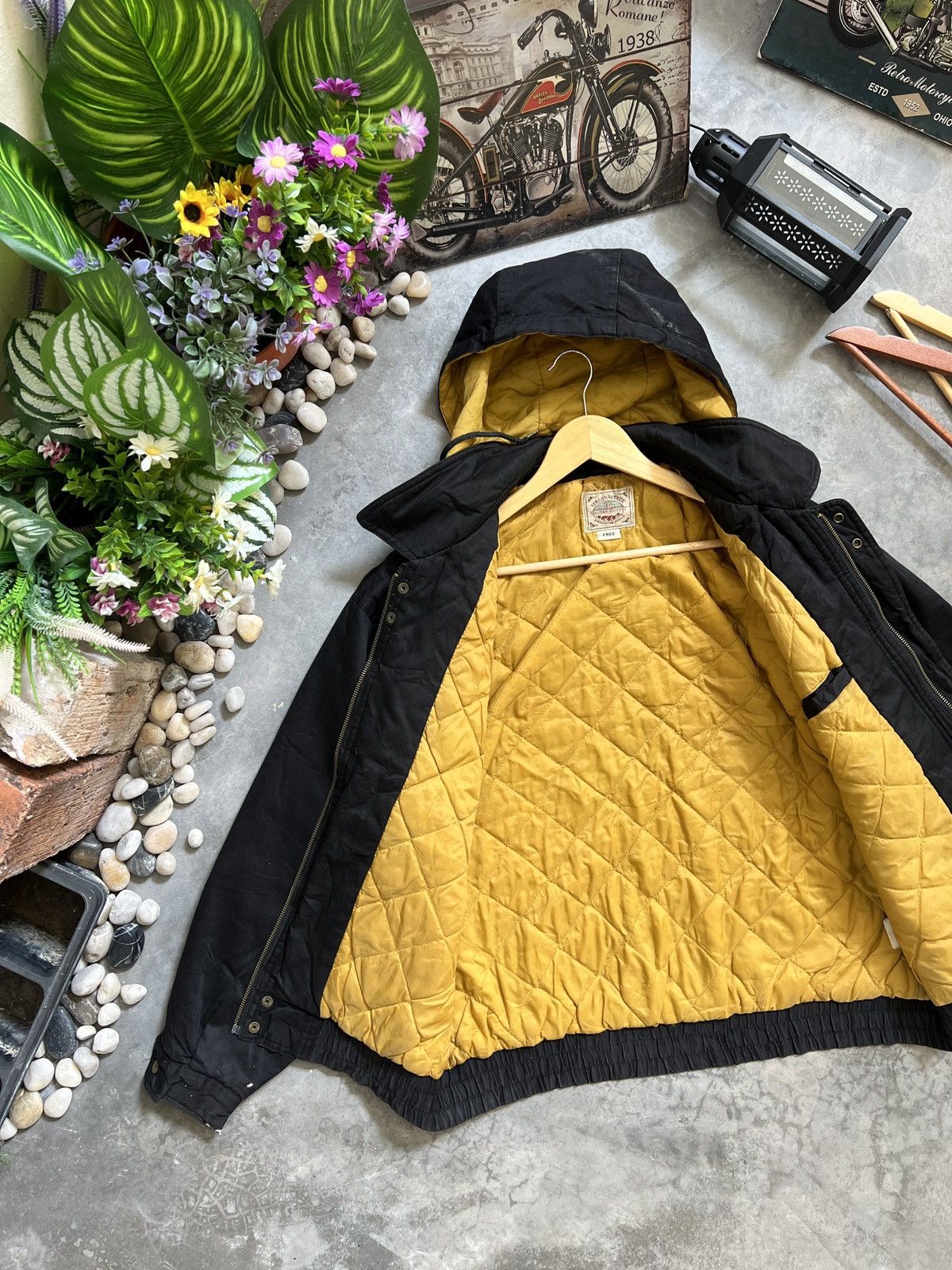 Japanese Brand × Vintage Vintage 🔥 Stadium Full Flower Bomber Jacket With Hoodie Size US L / EU 52-54 / 3 - 18 Thumbnail