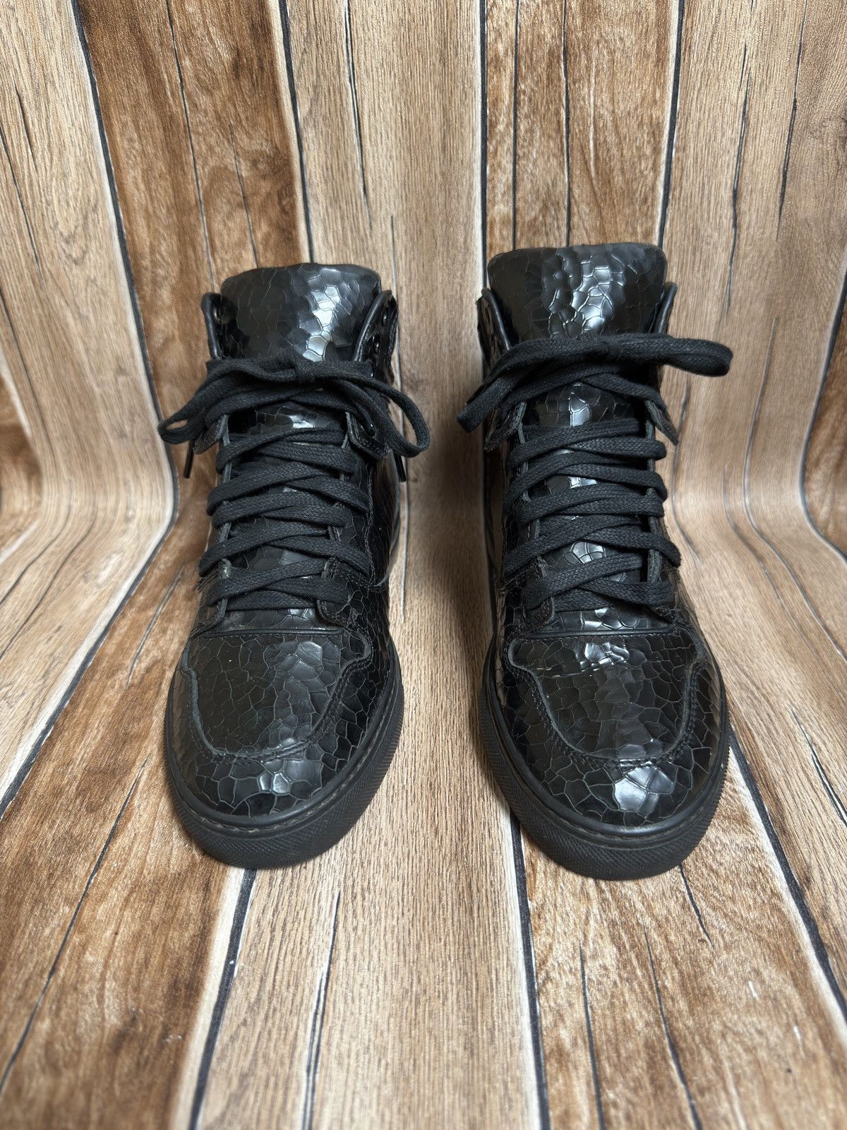 Balenciaga 'craquele' cracked arena trainers Size US 7 / IT 37 - 3 Thumbnail