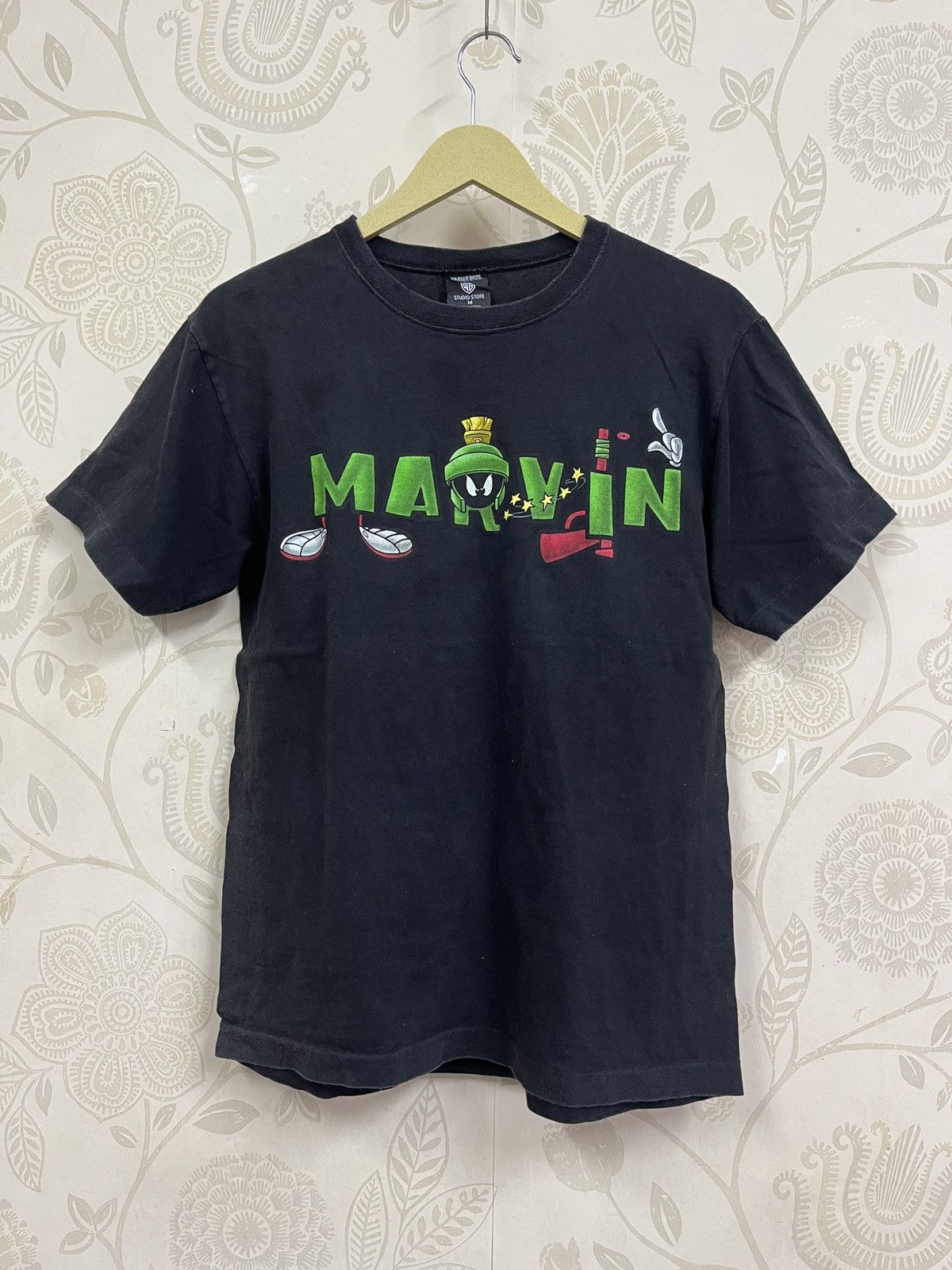 Cartoon Network × Vintage × Warner Bros Vintage 90s Marvin X Warner Bros Studio Single Stitches Size US M / EU 48-50 / 2 - 1 Thumbnail