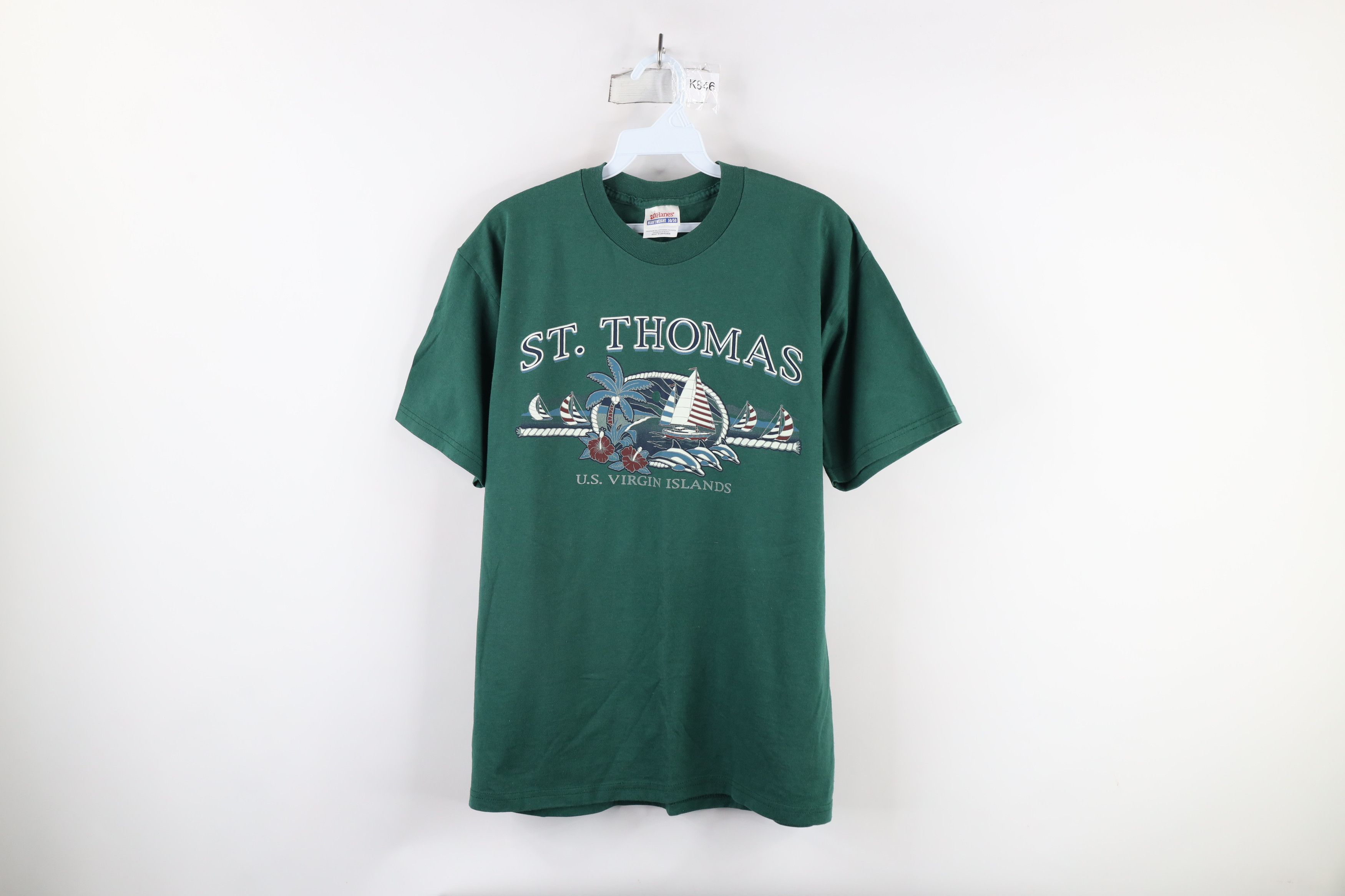 Vintage Vintage 90s Streetwear St Thomas US Virgin Islands T-Shirt Size US M / EU 48-50 / 2 - 1 Thumbnail