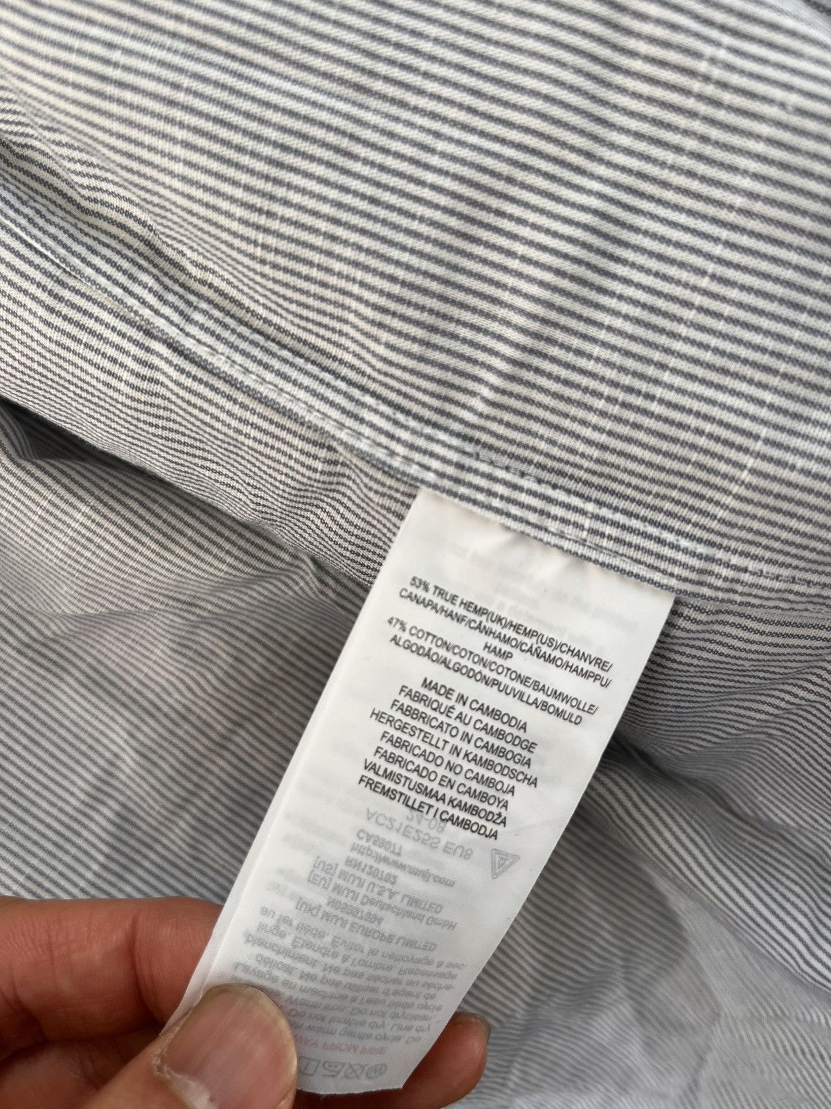Muji China collar shirt Size US L / EU 52-54 / 3 - 4 Thumbnail
