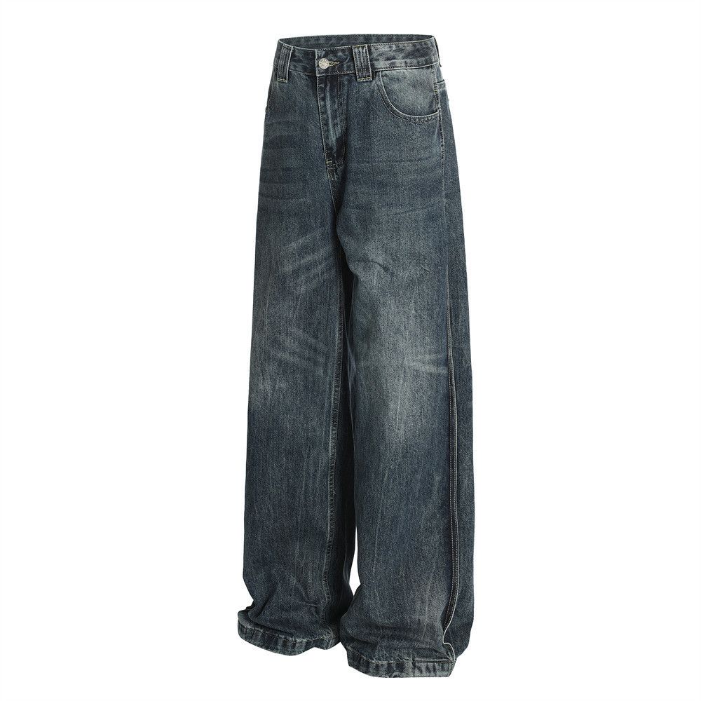 Japanese Brand × Vintage American retro loose casual washed distressed jeans Size US 32 / EU 48 - 2 Thumbnail