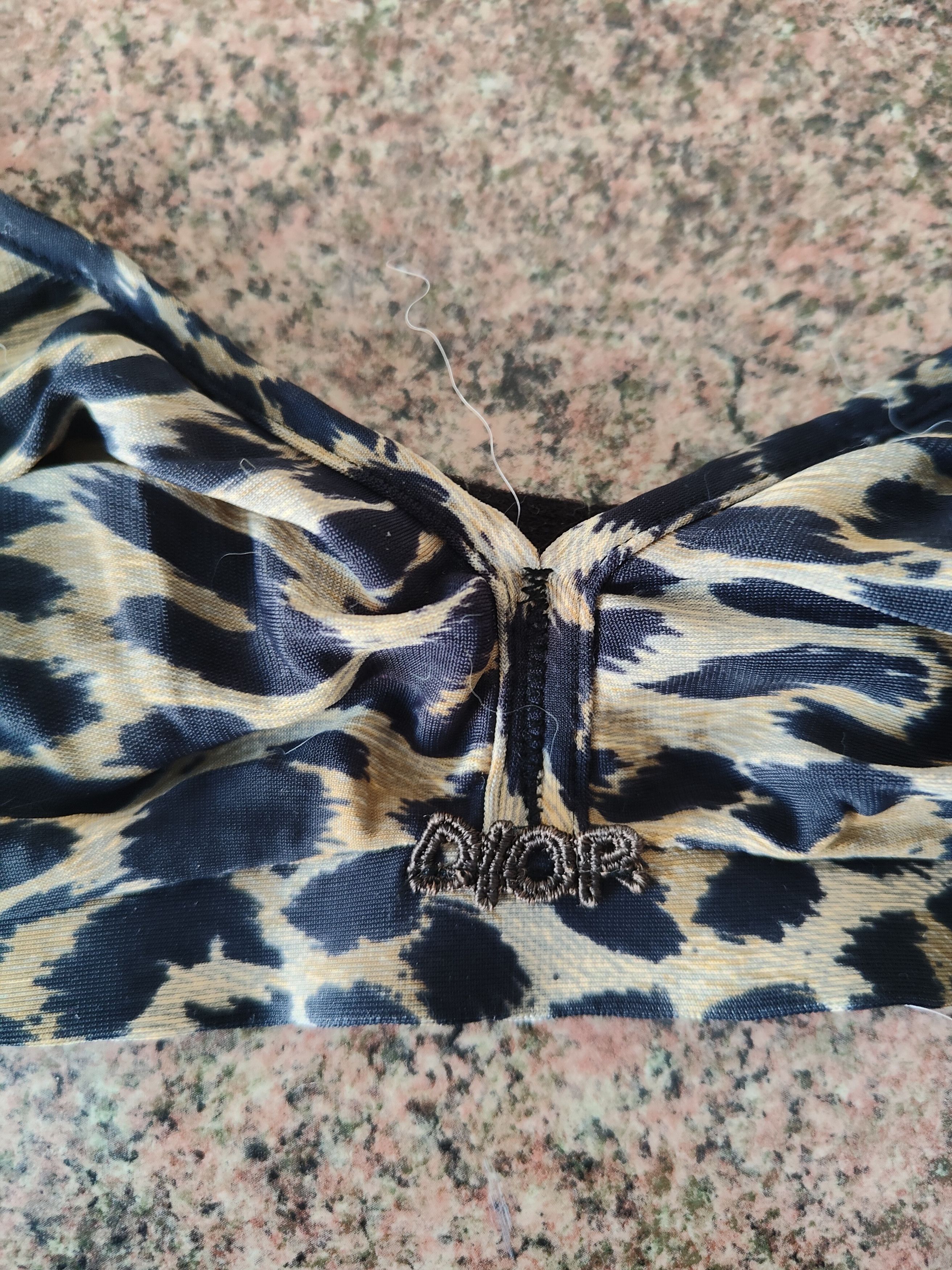 Dior Vintage Christian dior Tiger Leopard print swimsuit Size ONE SIZE - 4 Thumbnail