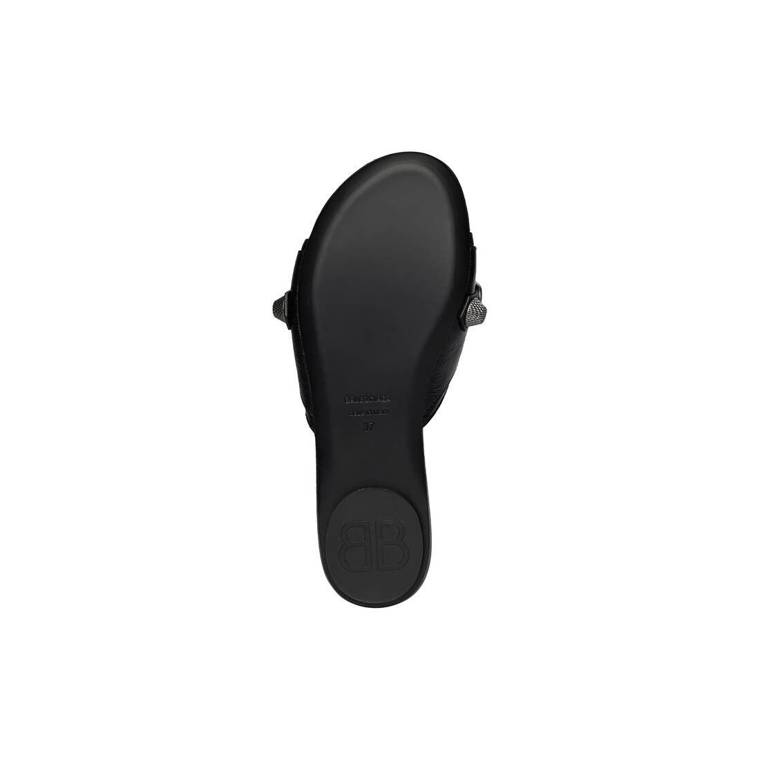Balenciaga o1s1rm0525 Cagole Sandals in Black Size US 7 / IT 37 - 7 Thumbnail