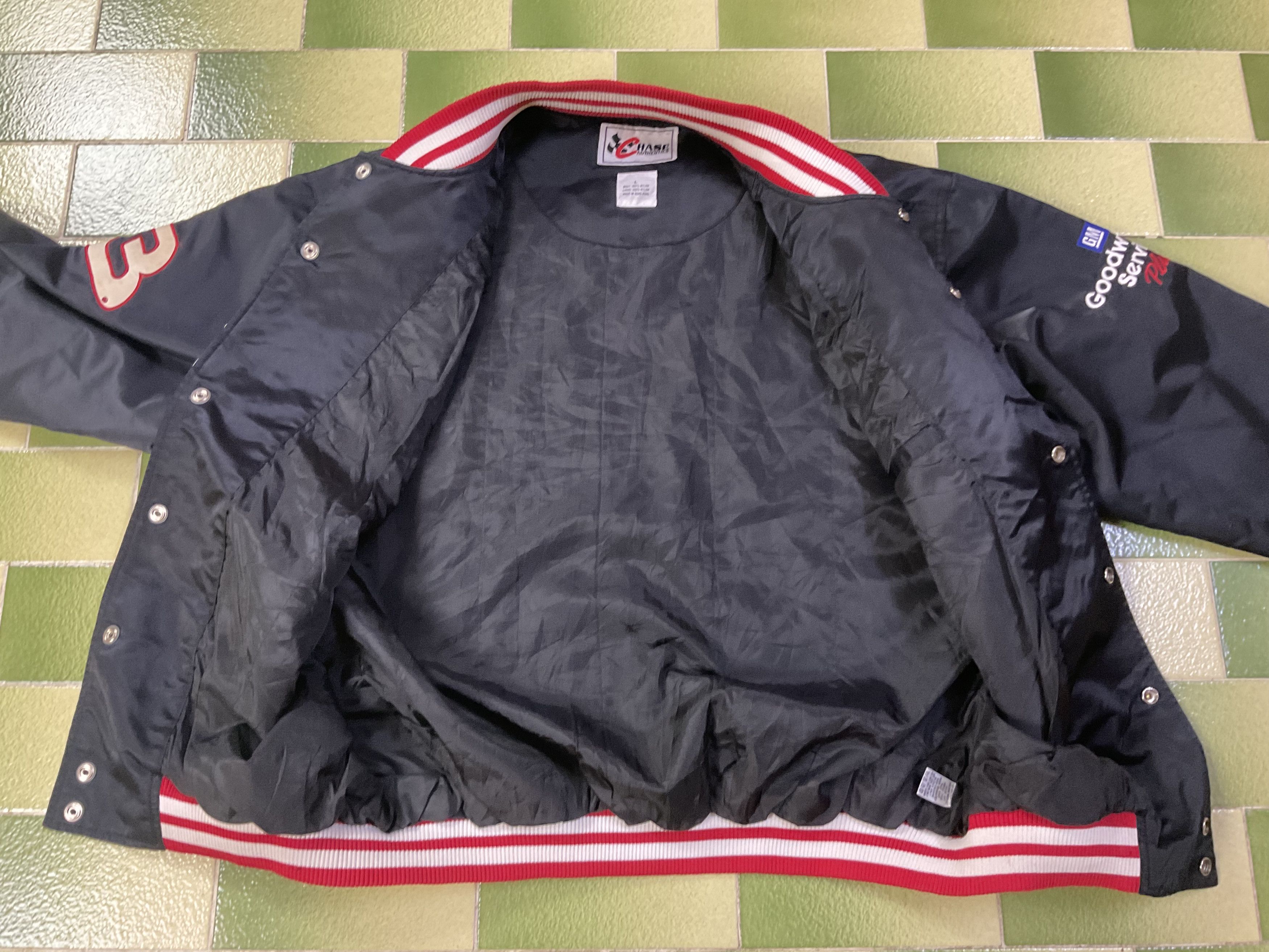 Daytona Vintage 90s Nascar Dale Earnhardt Racing Satin Bomber Jacket Size US L / EU 52-54 / 3 - 5 Thumbnail