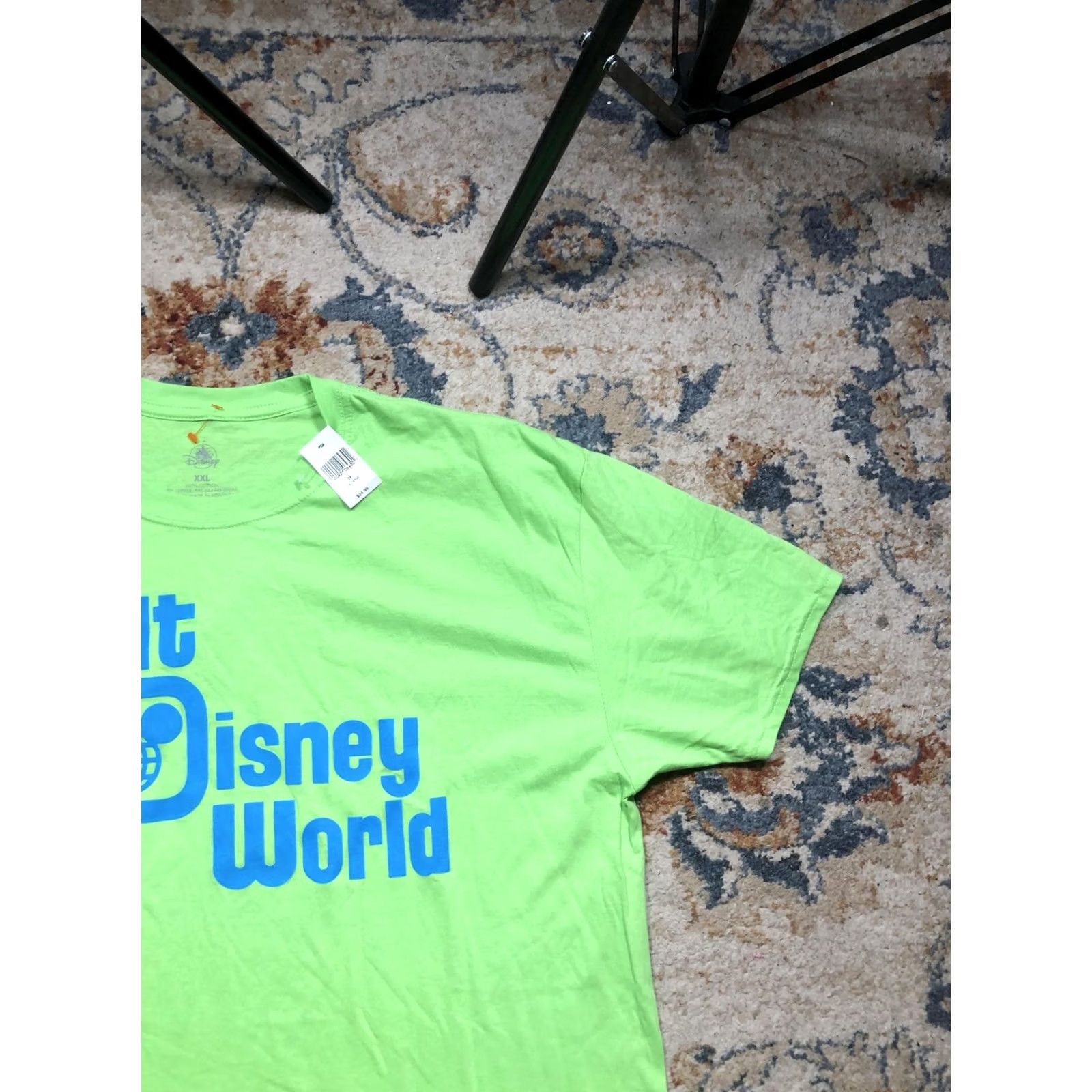 Disney VINTAGE Walt Disney World Shirt Mens 2XL Green Retro Logo Graphic Tee Disney Parks Size US XXL / EU 58 / 5 - 4 Thumbnail