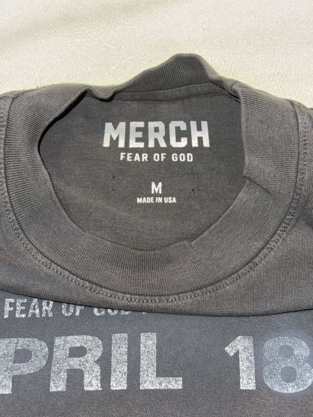 Fear of God Fear of God Sinners T-Shirt Size Medium Size US M / EU 48-50 / 2 - 10 Thumbnail