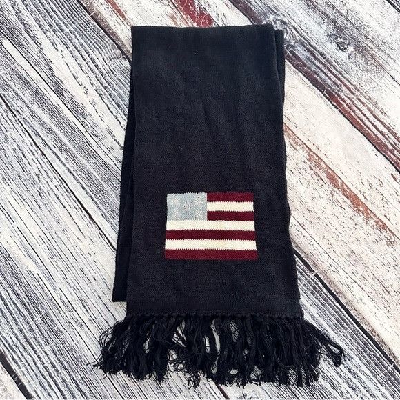 Vintage Vintage C.J. Banks Patriotic Flag Tassel Scarf Size ONE SIZE - 2 Thumbnail
